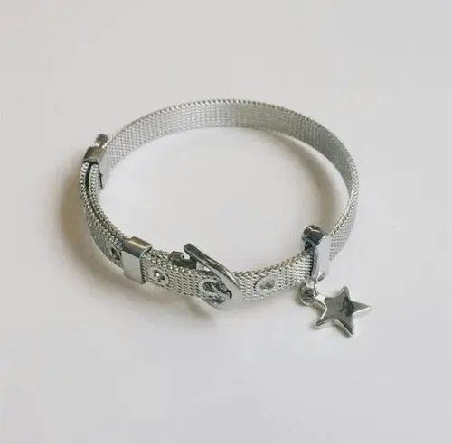 Jewelry Y2K Harajuku Star Charms Titanium Steel Belt Bracelet Size ONE SIZE - 4 Thumbnail