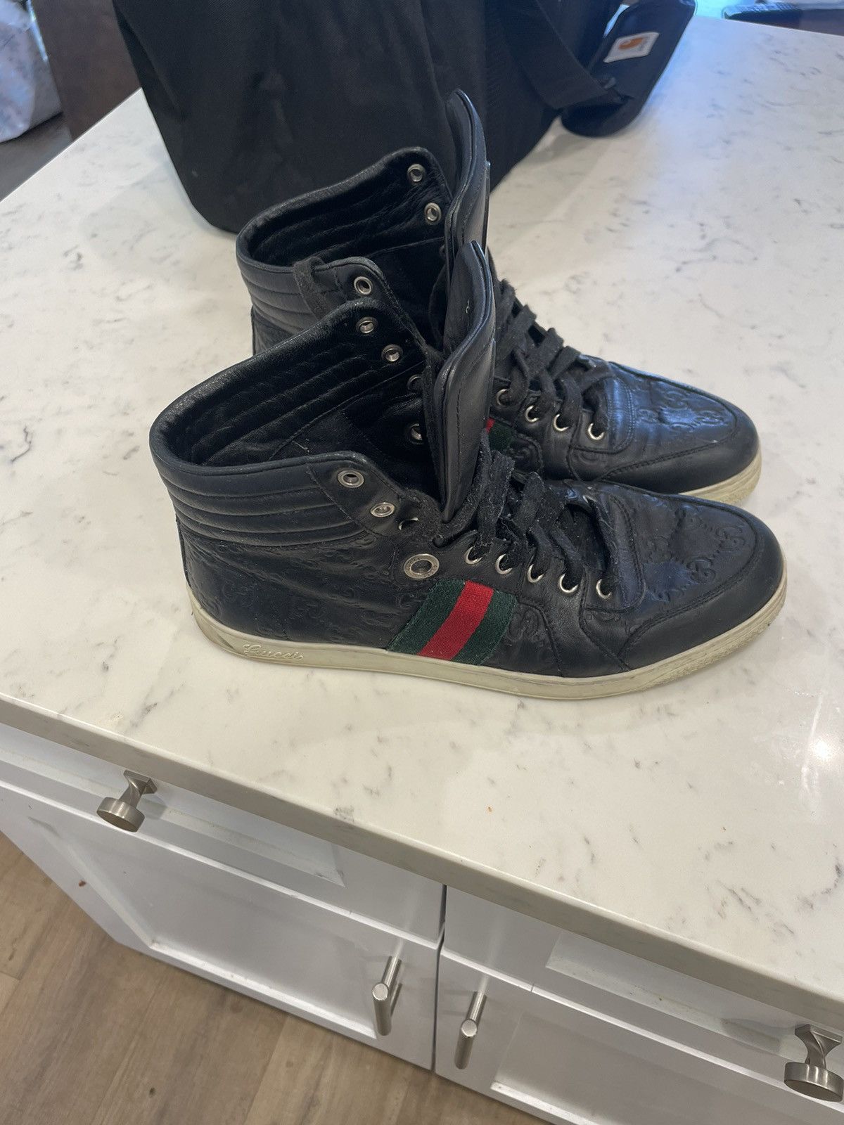 Gucci Vintage Gucci high tops Size US 8 / EU 41 - 1 Thumbnail
