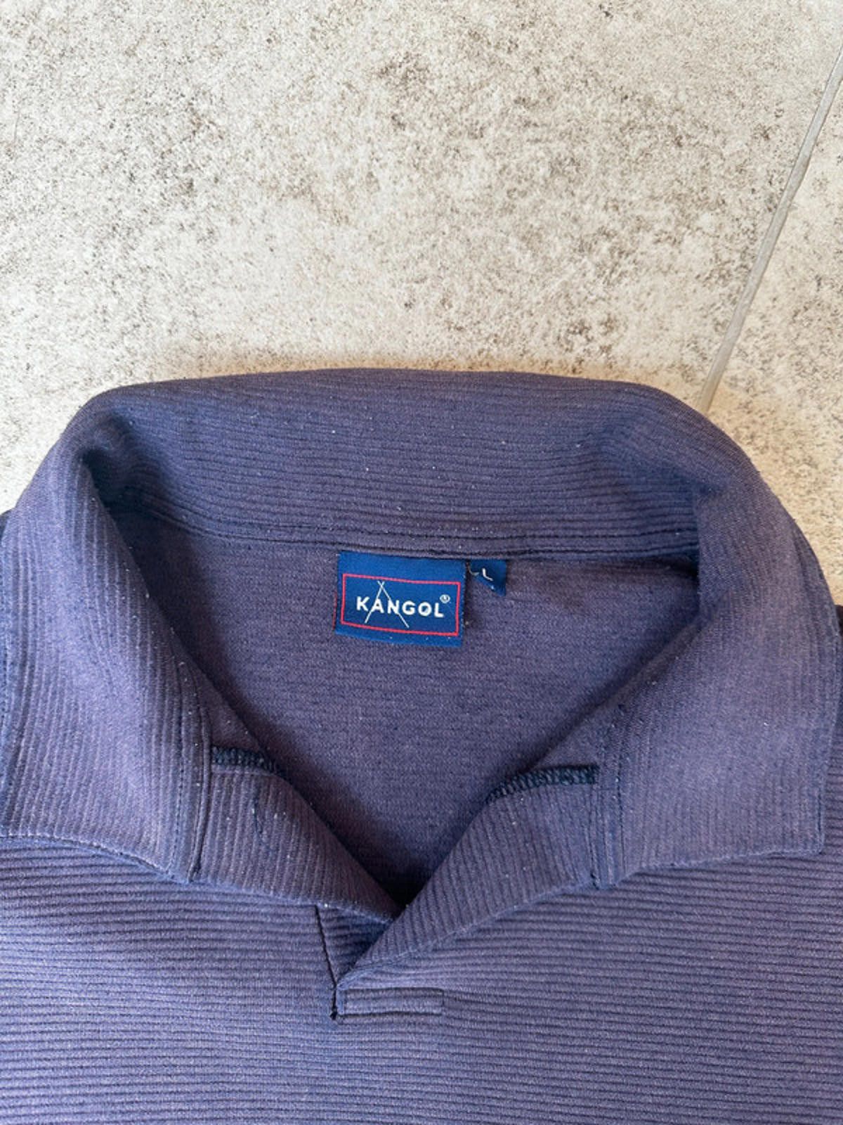 Kangol Kangol Heavy Ribbed Polo Size US L / EU 52-54 / 3 - 4 Thumbnail