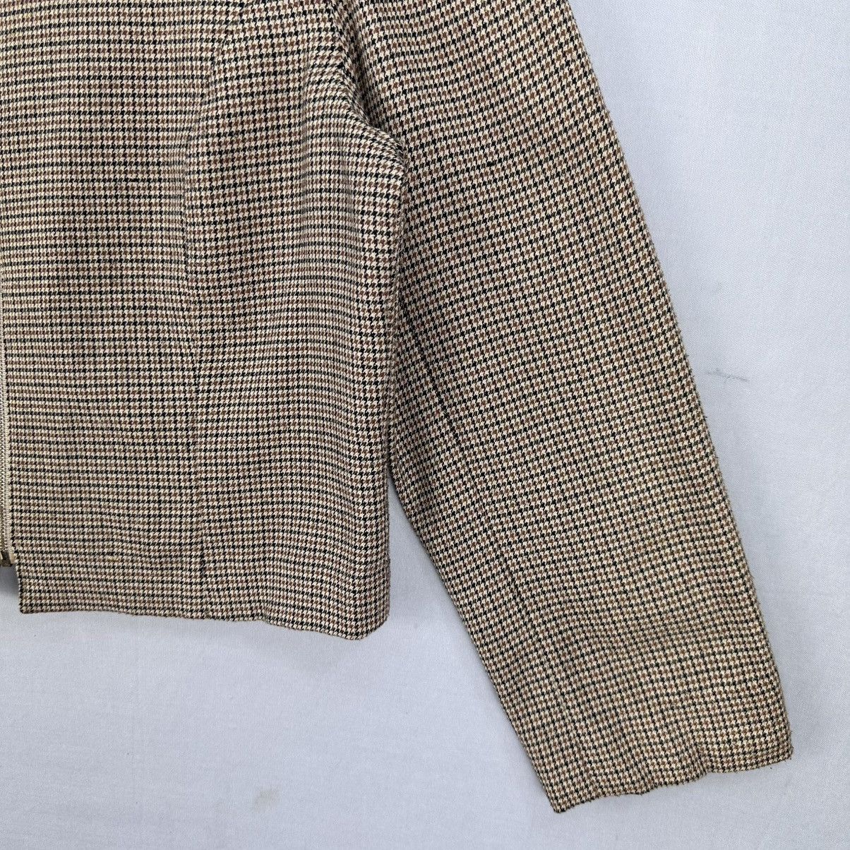 Japanese Brand Vintage 80's Rockabilly Style Zipper Houndstooth Jacket Size US XS / EU 42 / 0 - 3 Thumbnail