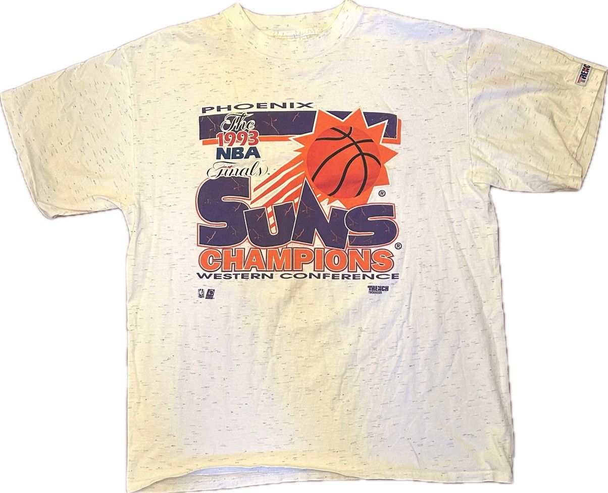 Vintage Vtg 1993 Phoenix Suns NBA Finals WC Champs T-Shirt XL Size US XL / EU 56 / 4 - 2 Thumbnail
