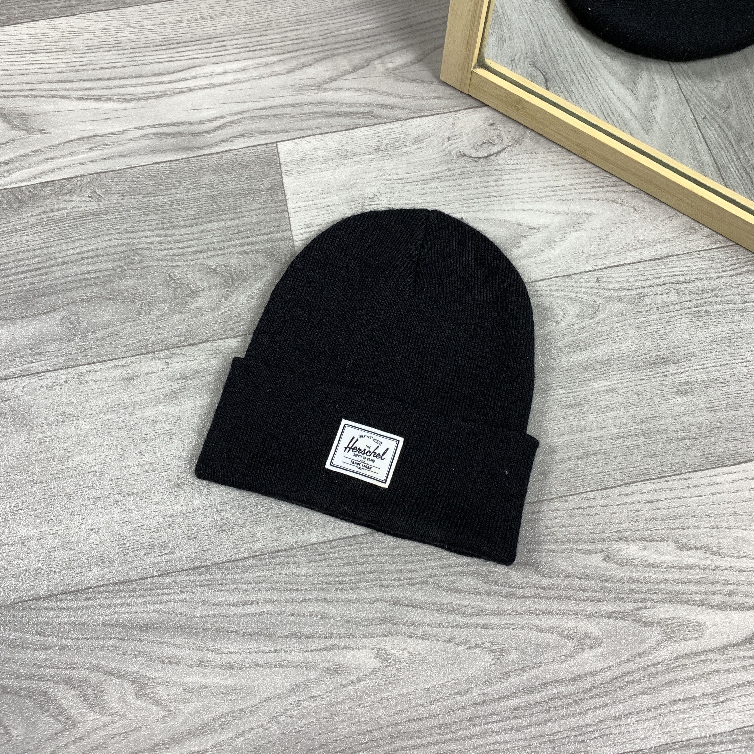 Herschel Supply Co. Vintage Herschel Supply Co. Icon Black Beanie Winter Hat Cap Size ONE SIZE - 1 Thumbnail