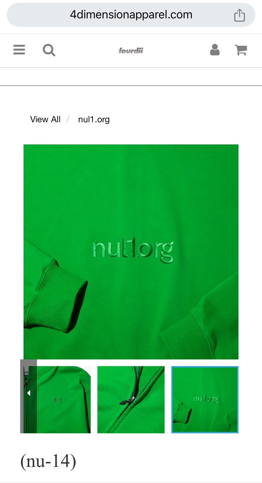 Bottega Veneta nul1.org (nu-14) slime green YKK full zip wide boxy cropped Size US L / EU 52-54 / 3 - 22 Thumbnail