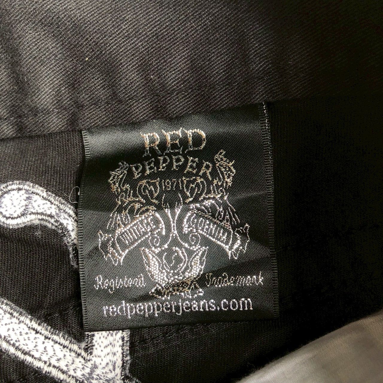 Ed Hardy Vintage Y2K Red Pepper x Ed Hardy Embroidered Denim Size US 28 / EU 44 - 11 Thumbnail