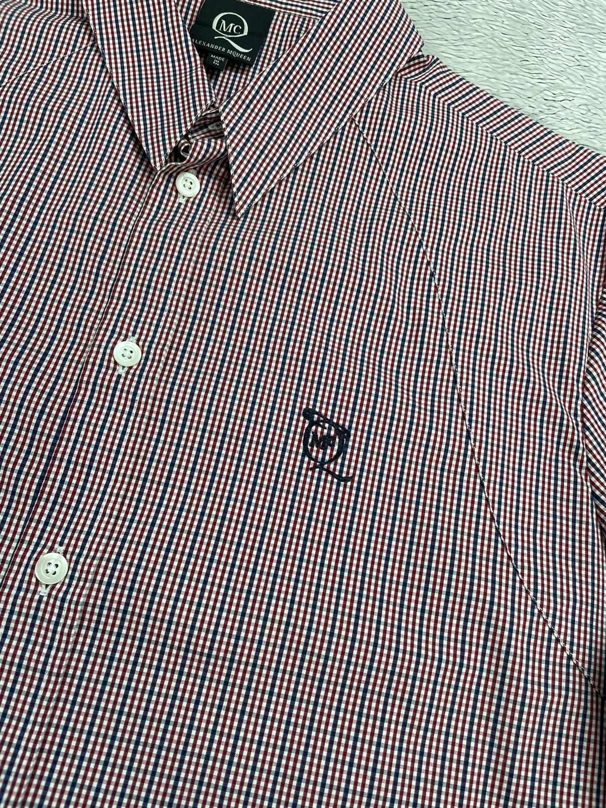 Alexander McQueen × McQ Alexander McQueen × Vintage Vintage 2008 McQ Alexander McQueen Check shirt y2k oldmoney Size US L / EU 52-54 / 3 - 7 Thumbnail