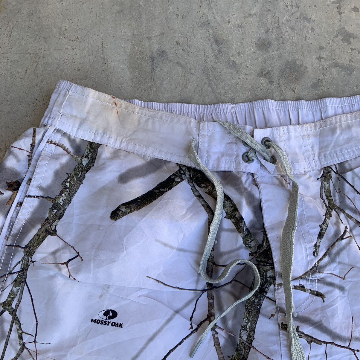 Vintage Mossy Oak Snow Camo White camouflage Short Pant Real Tree Size US 34 / EU 50 - 4 Thumbnail
