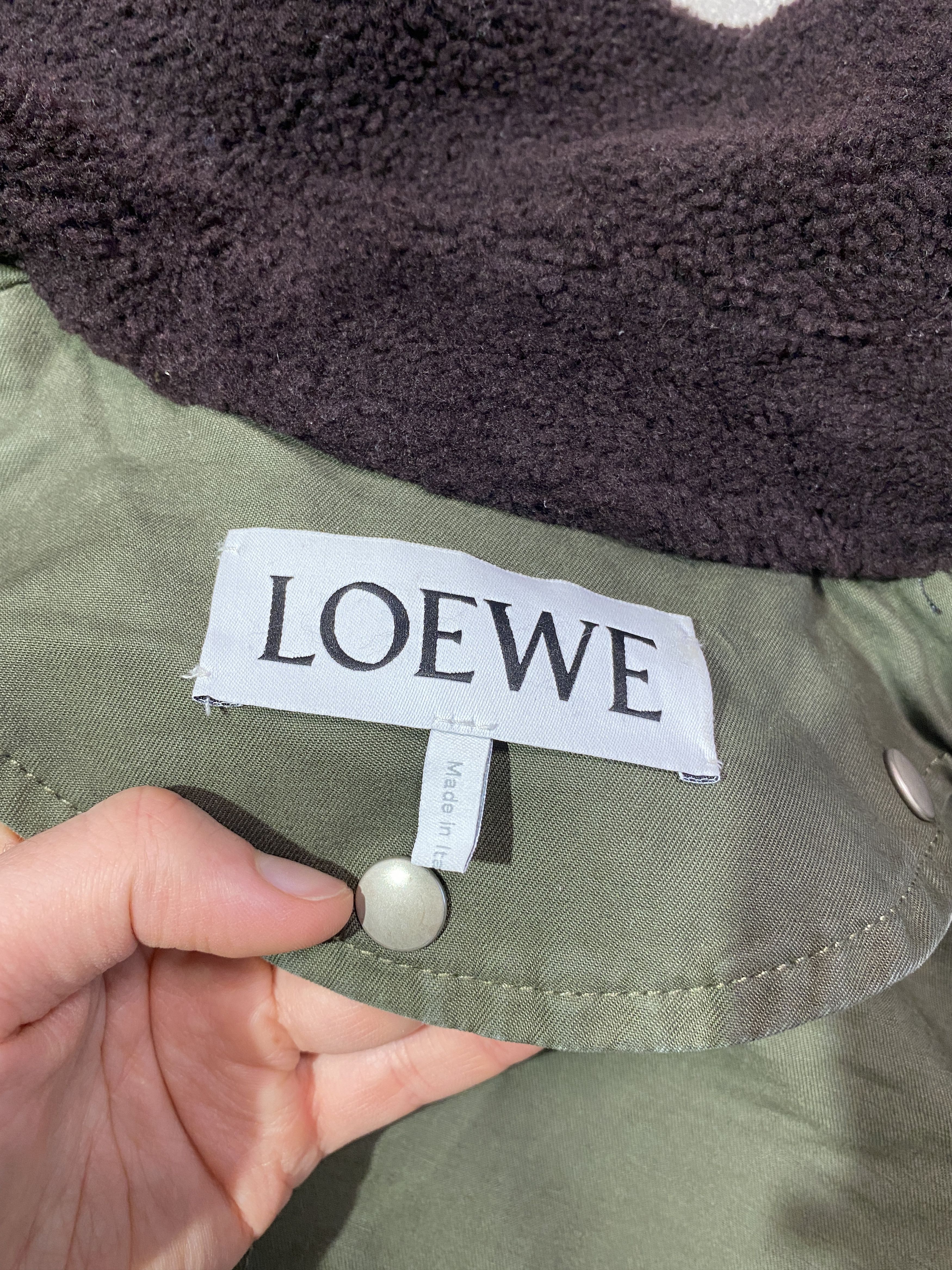 Loewe SS25 LOEWE MILITARY STYLE PROTOTYPE/SAMPLE CANVAS JACKET Size US M / EU 48-50 / 2 - 10 Thumbnail