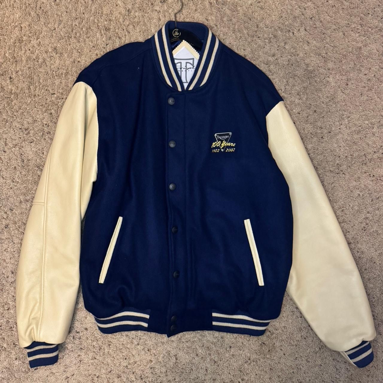 Other Vintage Triumph 100 year Anniversary Jacket Size US L / EU 52-54 / 3 - 1 Thumbnail