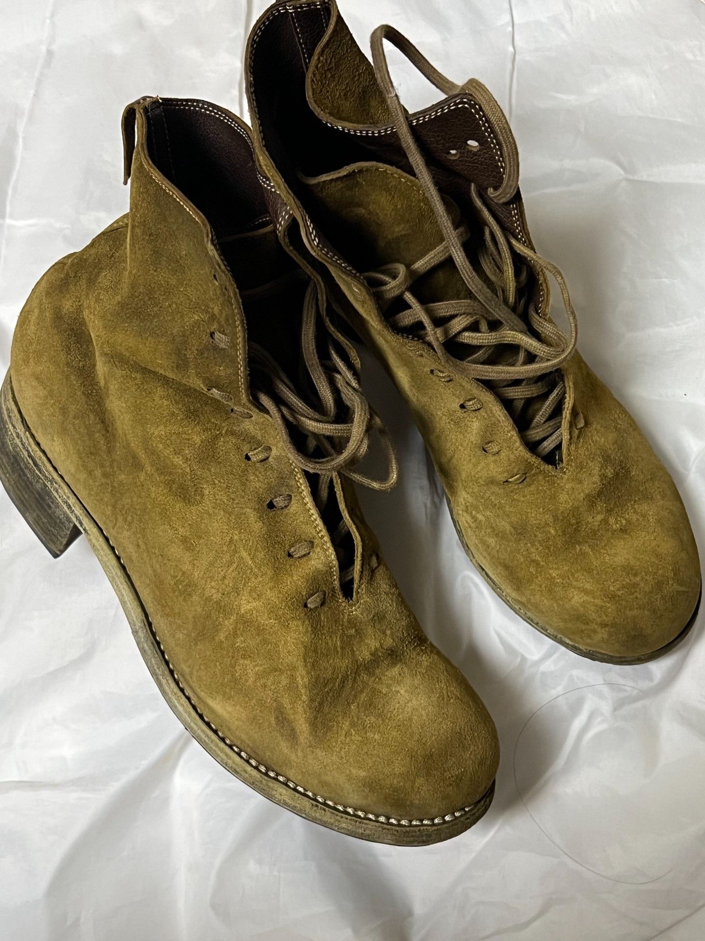 Guidi Guidi PL11 Men's Suede Short Boots Size US 8 / EU 41 - 1 Thumbnail