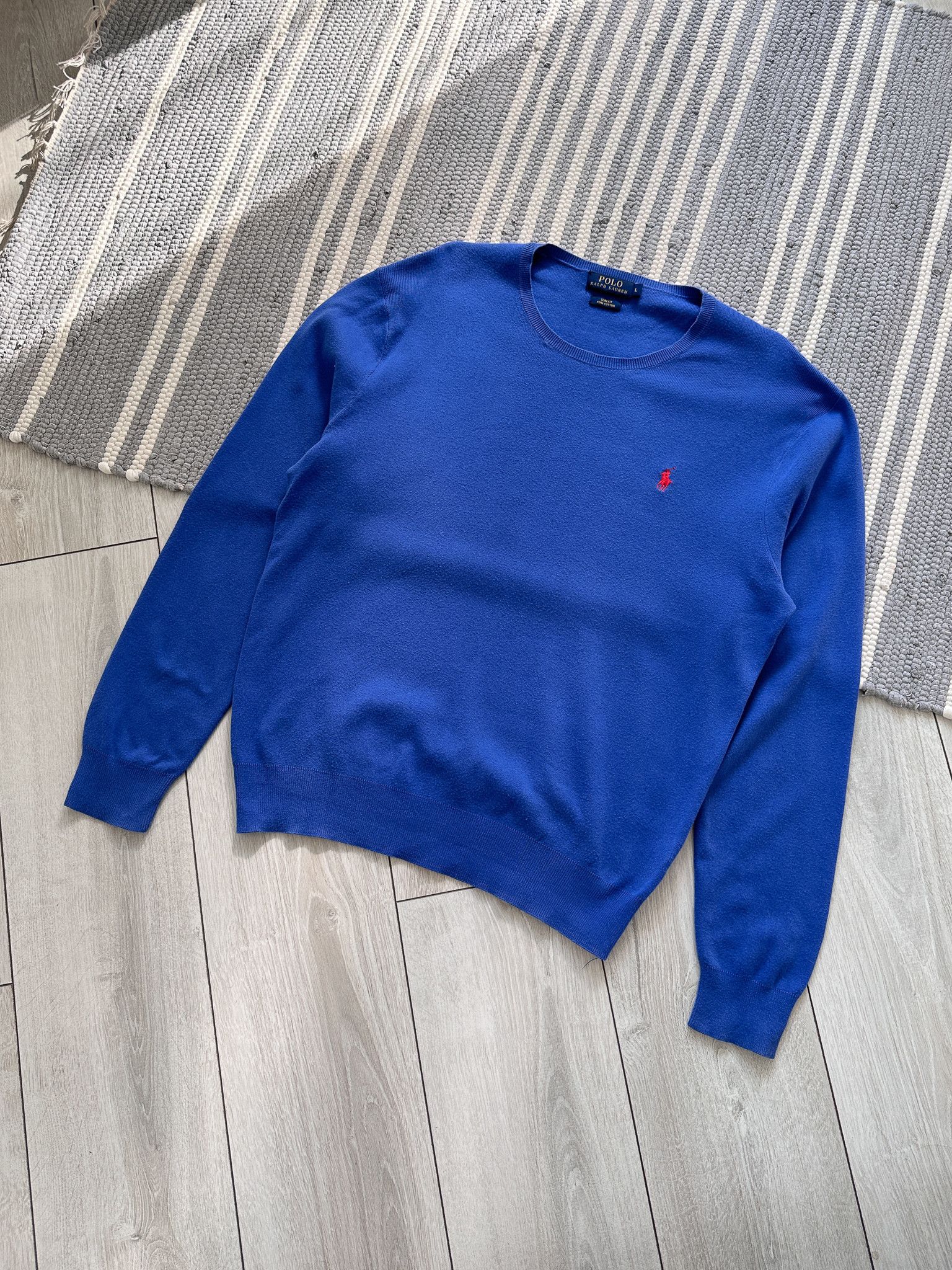 Polo Ralph Lauren Polo Ralph Lauren Blue Jumper Sweater Pullover Size US L / EU 52-54 / 3 - 1 Thumbnail