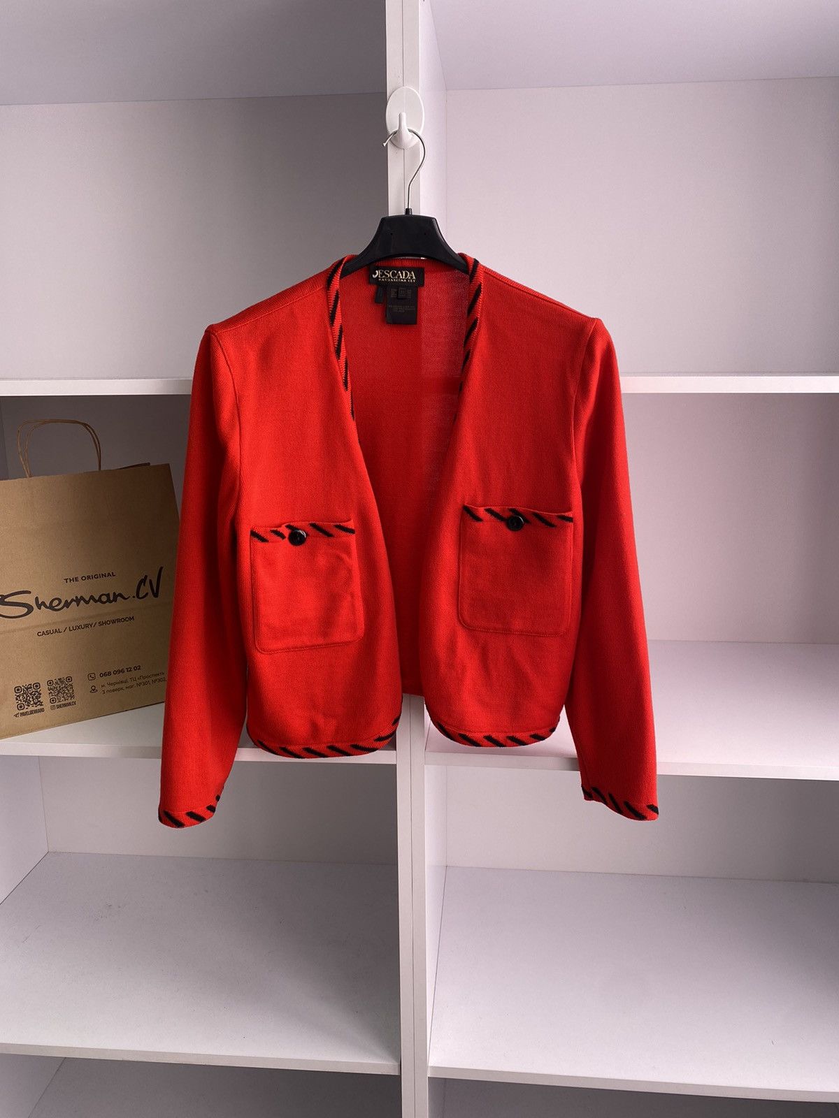 Escada × Vintage Vintage Escada women's luxury cardigan Size XS / US 0-2 / IT 36-38 - 1 Thumbnail