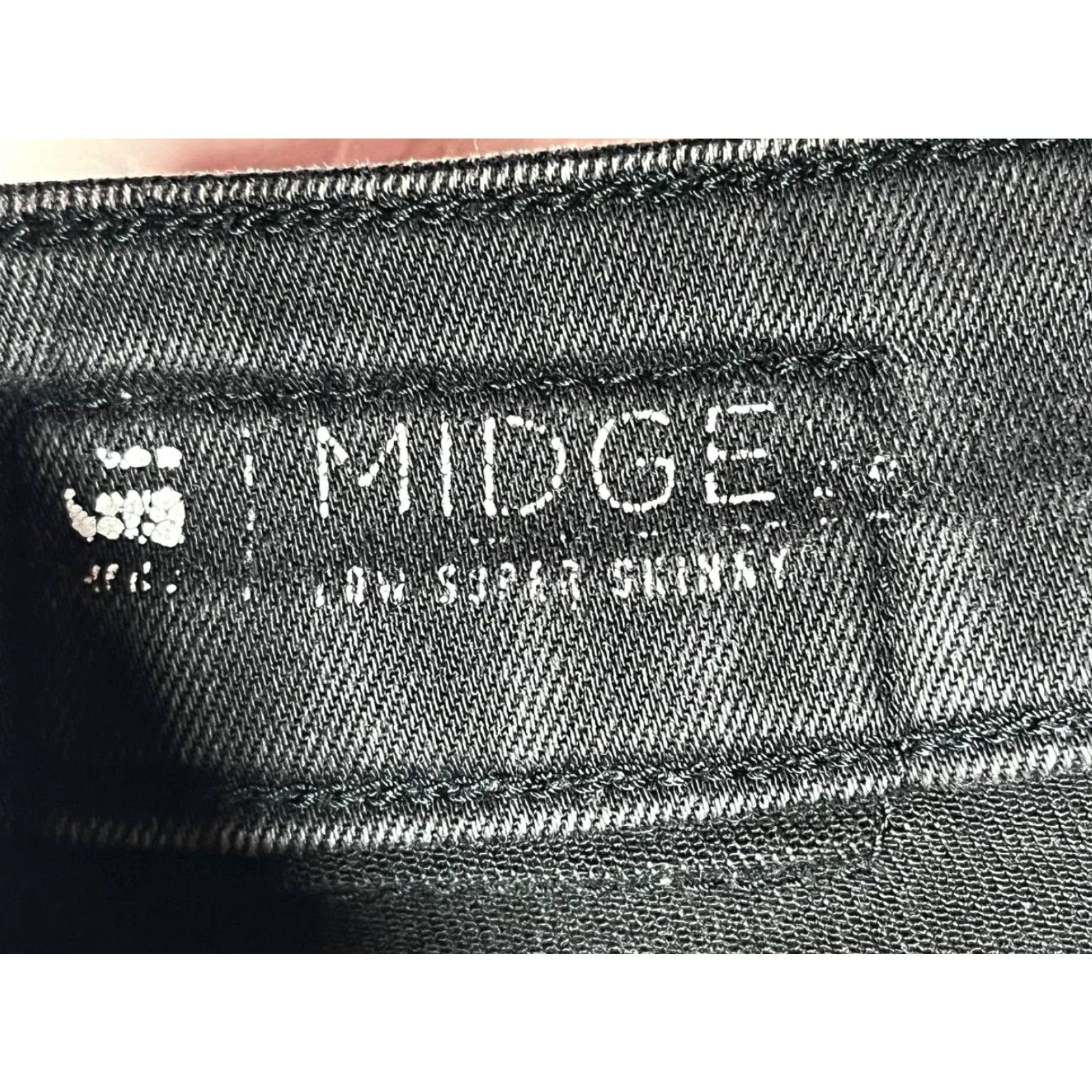 G-Star G-Star Jeans Womens 29 Slander Zip Low Super Skinny Denim Black Midge Model Stars Classic Size 29" - 7 Thumbnail