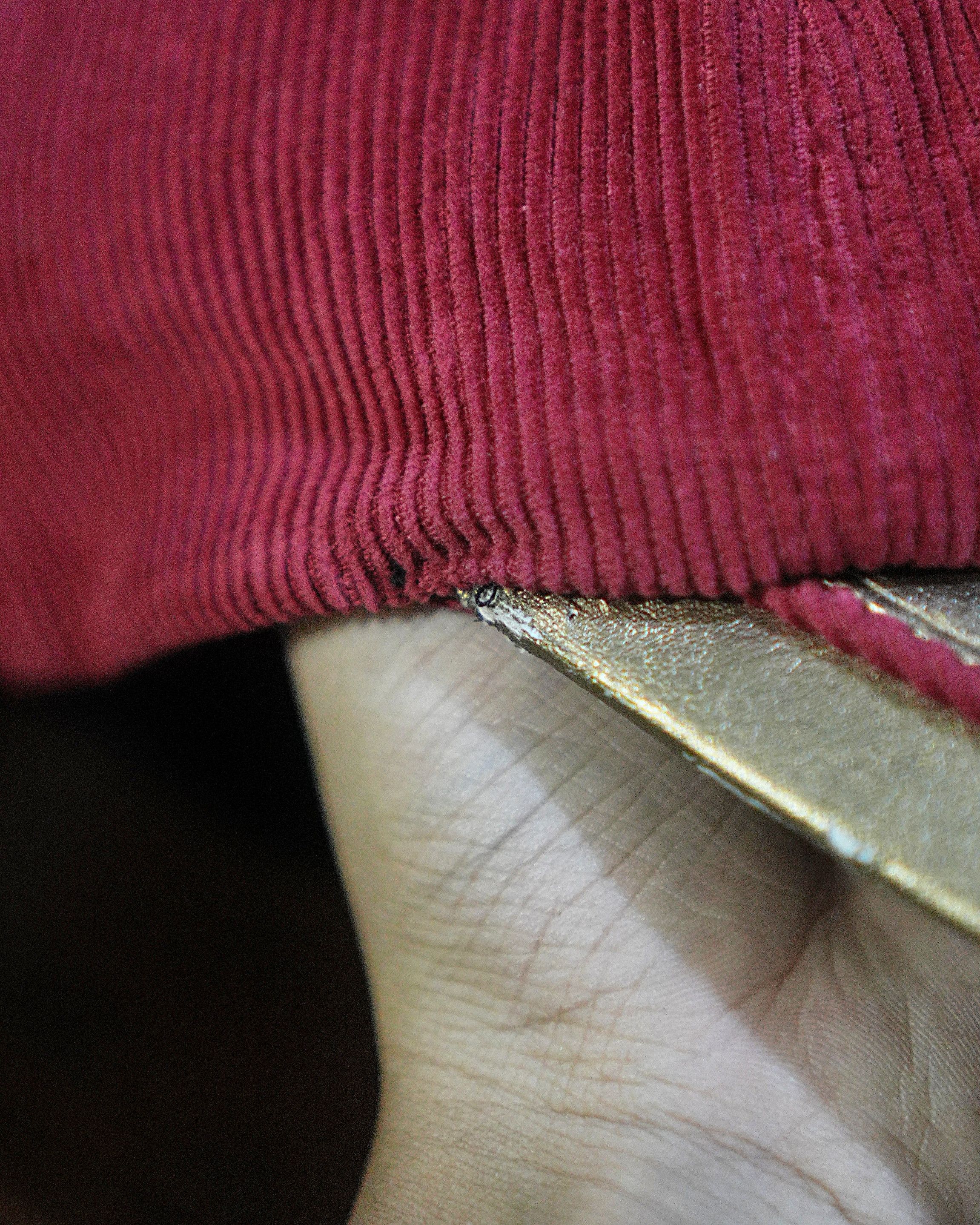 Vintage ASK ENQUIRED RED AND GOLD CORDUROY CAPS Size ONE SIZE - 5 Thumbnail