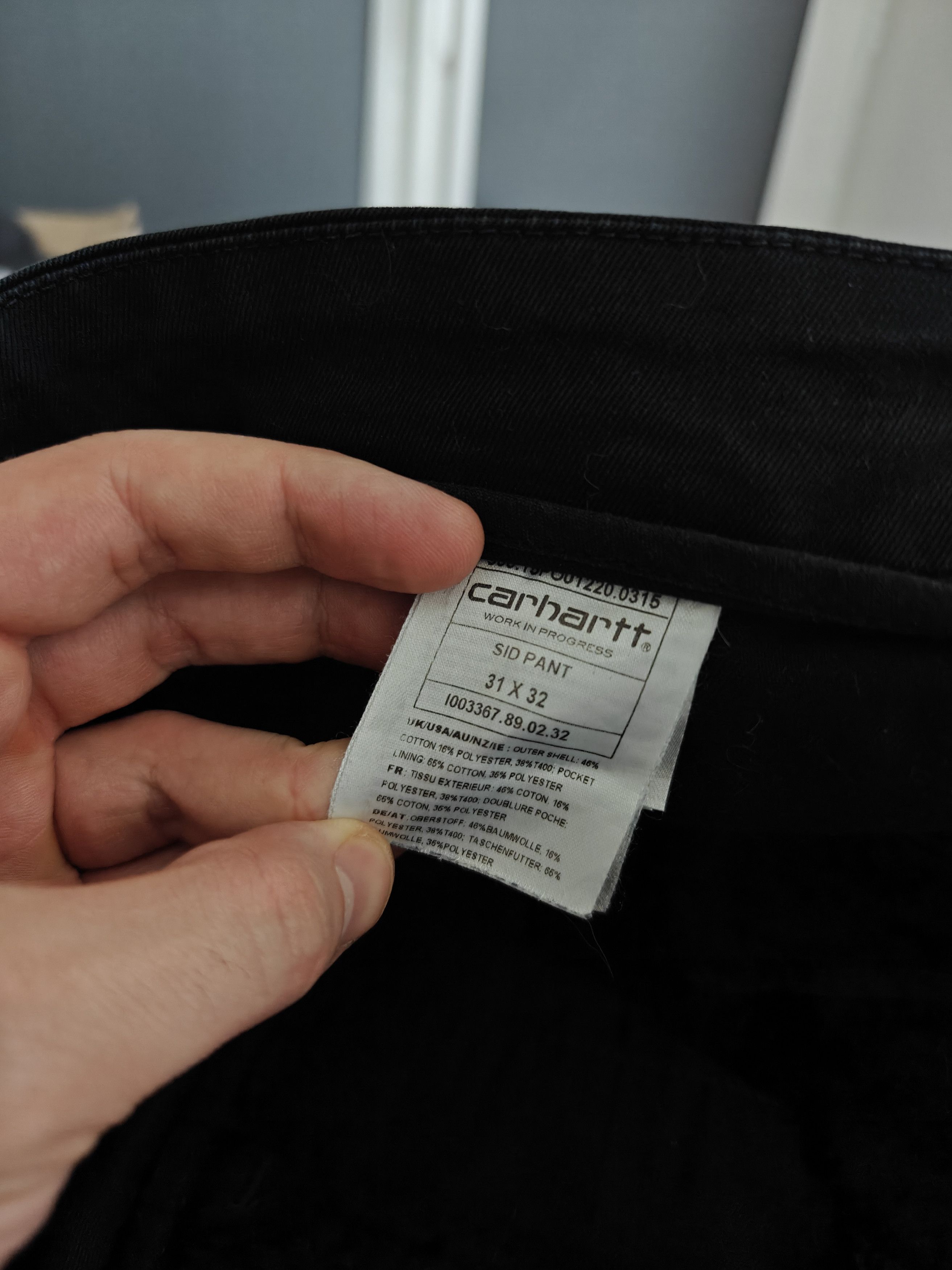 Carhartt Wip Carhartt WIP Sid Pants Chino Black size 31x32 Size US 31 - 11 Thumbnail