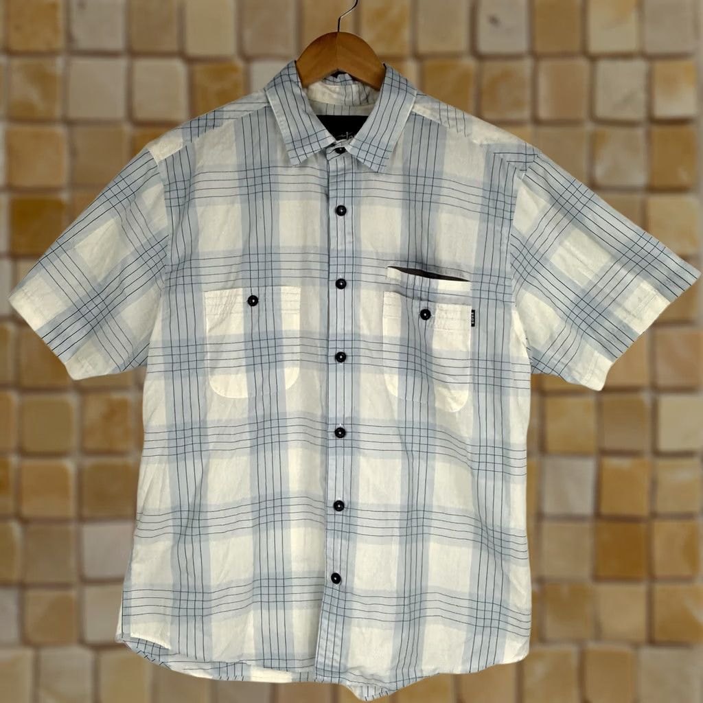 Howler Brothers Howler Brothers Shirt Mens M Plaid Button-Up Blue Lightweight Cowboy Tech Size US M / EU 48-50 / 2 - 1 Thumbnail