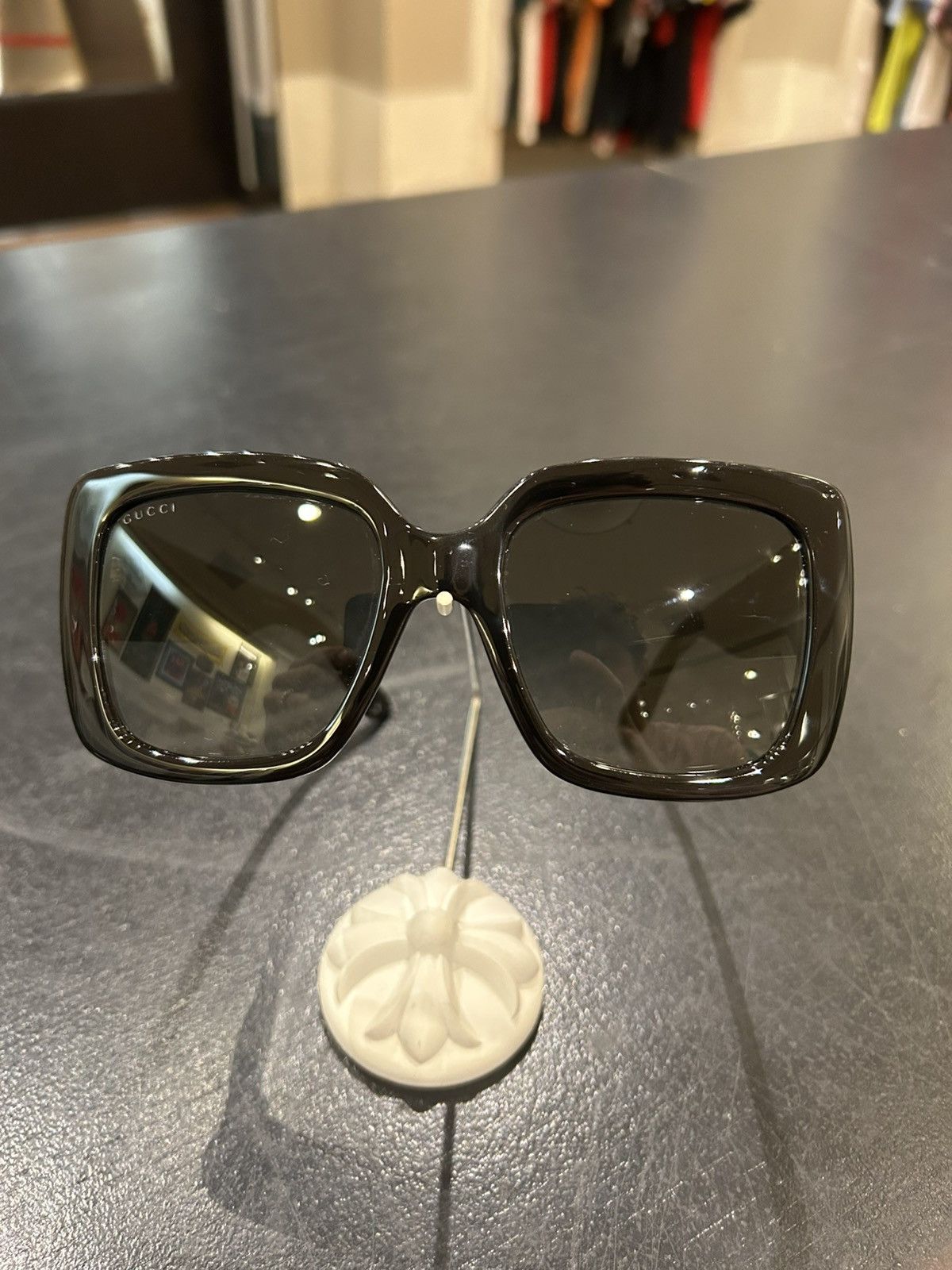 Gucci Gucci Oversized Square Sunglasses Size ONE SIZE - 3 Thumbnail