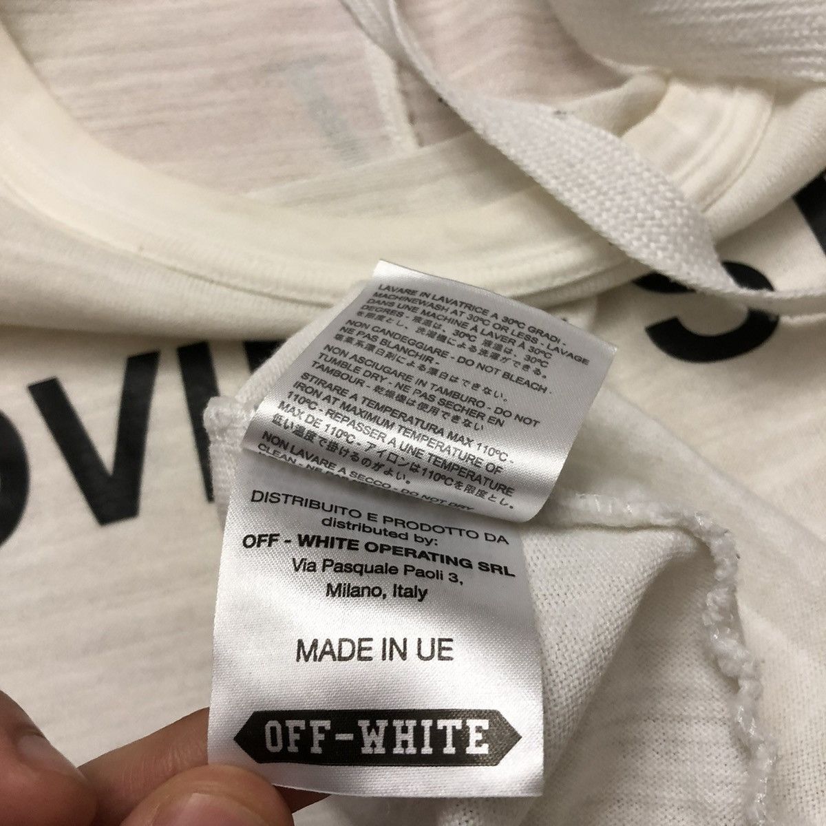 Off-White × Virgil Abloh Off-White S/S 2015 “Moving Still” Virgil Abloh Graphic Tee Size US M / EU 48-50 / 2 - 11 Thumbnail