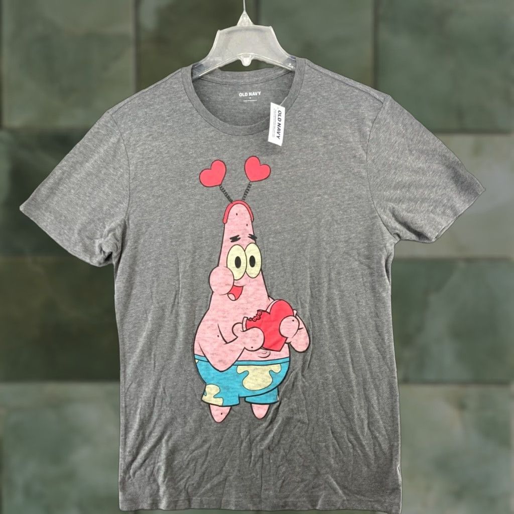 Old Navy Old Navy T Shirt M Blue Cartoon Short Sleeve Crew Neck Womens Size M / US 6-8 / IT 42-44 - 1 Thumbnail