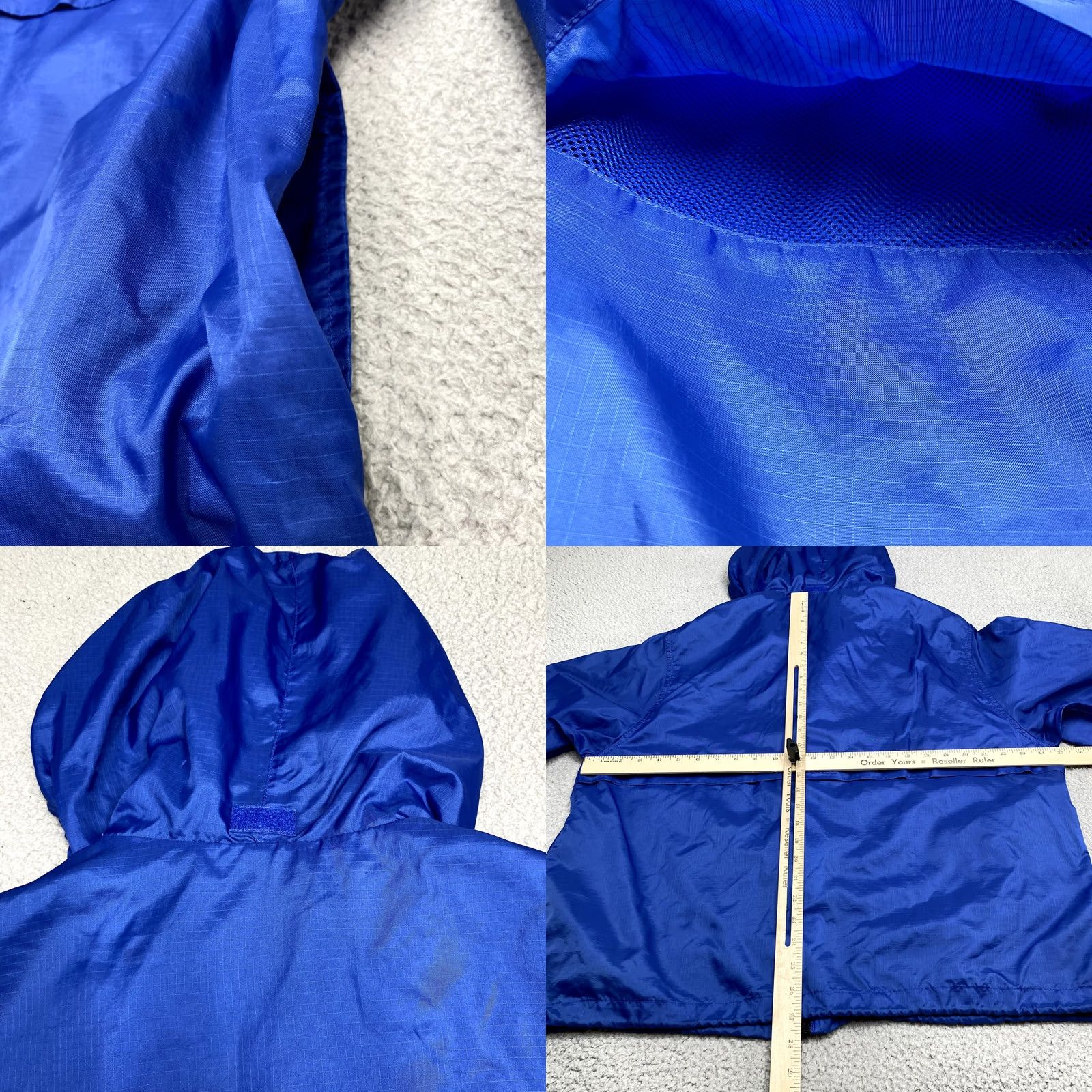 Eddie Bauer VINTAGE Eddie Bauer Ebtek Jacket Mens M Blue Lightweight Hood Windbreaker Size US M / EU 48-50 / 2 - 8 Thumbnail