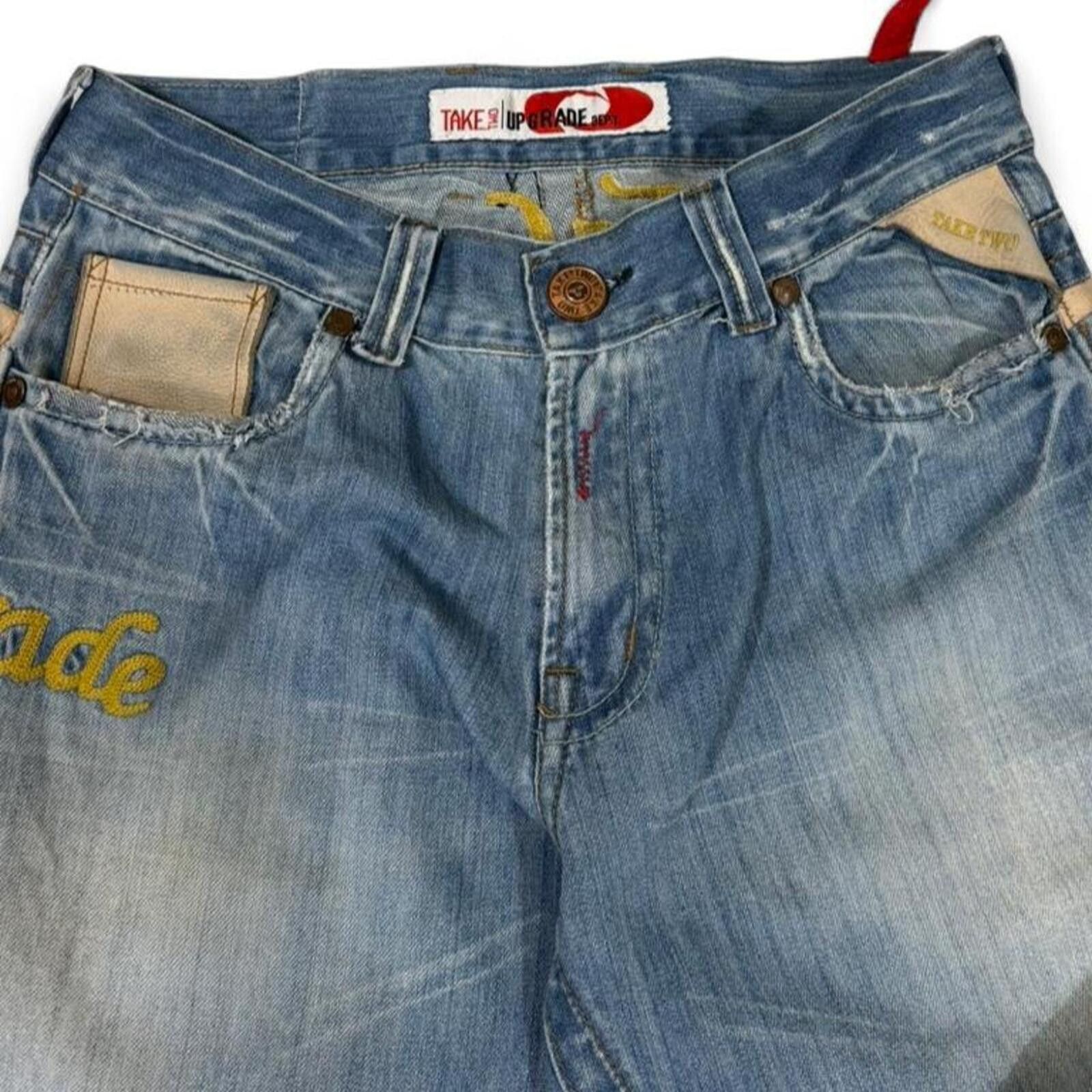 True Religion Vintage TAKE TWO Japanese denim jeans Size US 33 - 5 Thumbnail