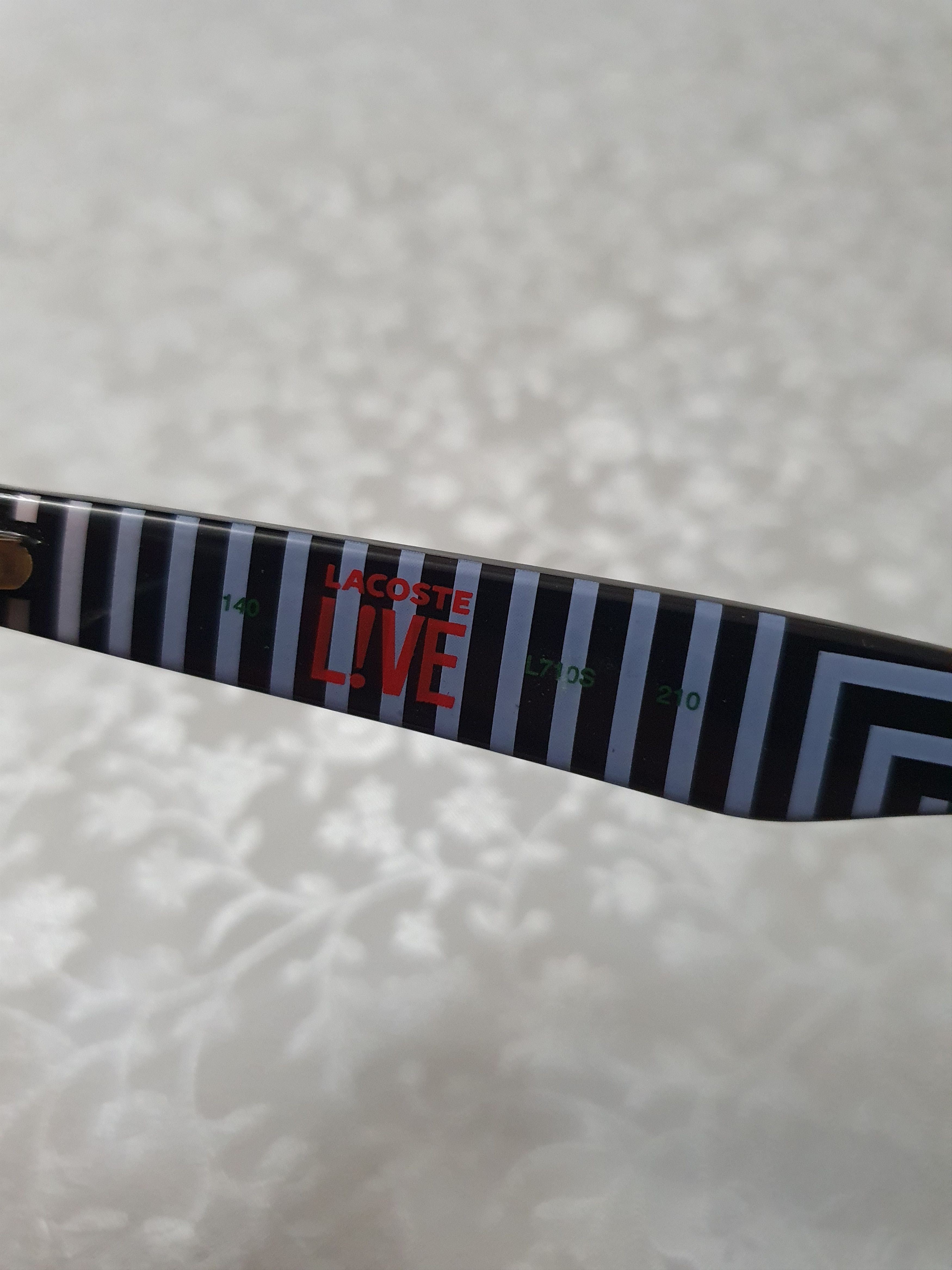 Other Lacoste Live "Zebra Crocodile" 🐊 Y2k Streetwear Sunglasses Size ONE SIZE - 5 Thumbnail