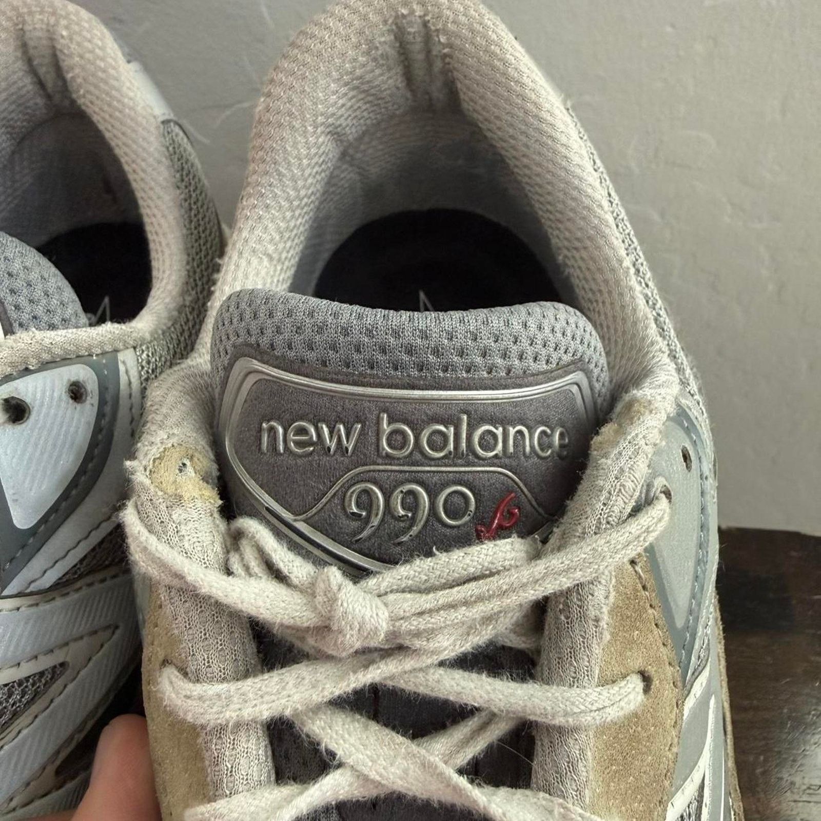 New Balance New Balance 990 Made in USA Grey Sneakers Size US 13 / EU 46 - 3 Thumbnail