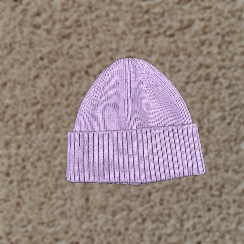 Vintage Time And Tru Beanie Womens One Size Purple Knit Rib Winter Casual Hat Size ONE SIZE - 1 Thumbnail