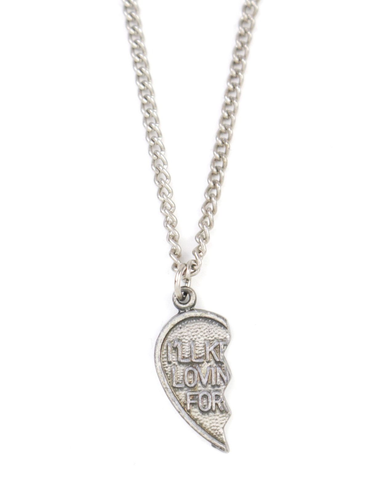Japanese Brand 2000S JAPANESE MADE I’LL KEEP ON LOVING YOU FOREVER NECKLACE Size ONE SIZE - 4 Thumbnail