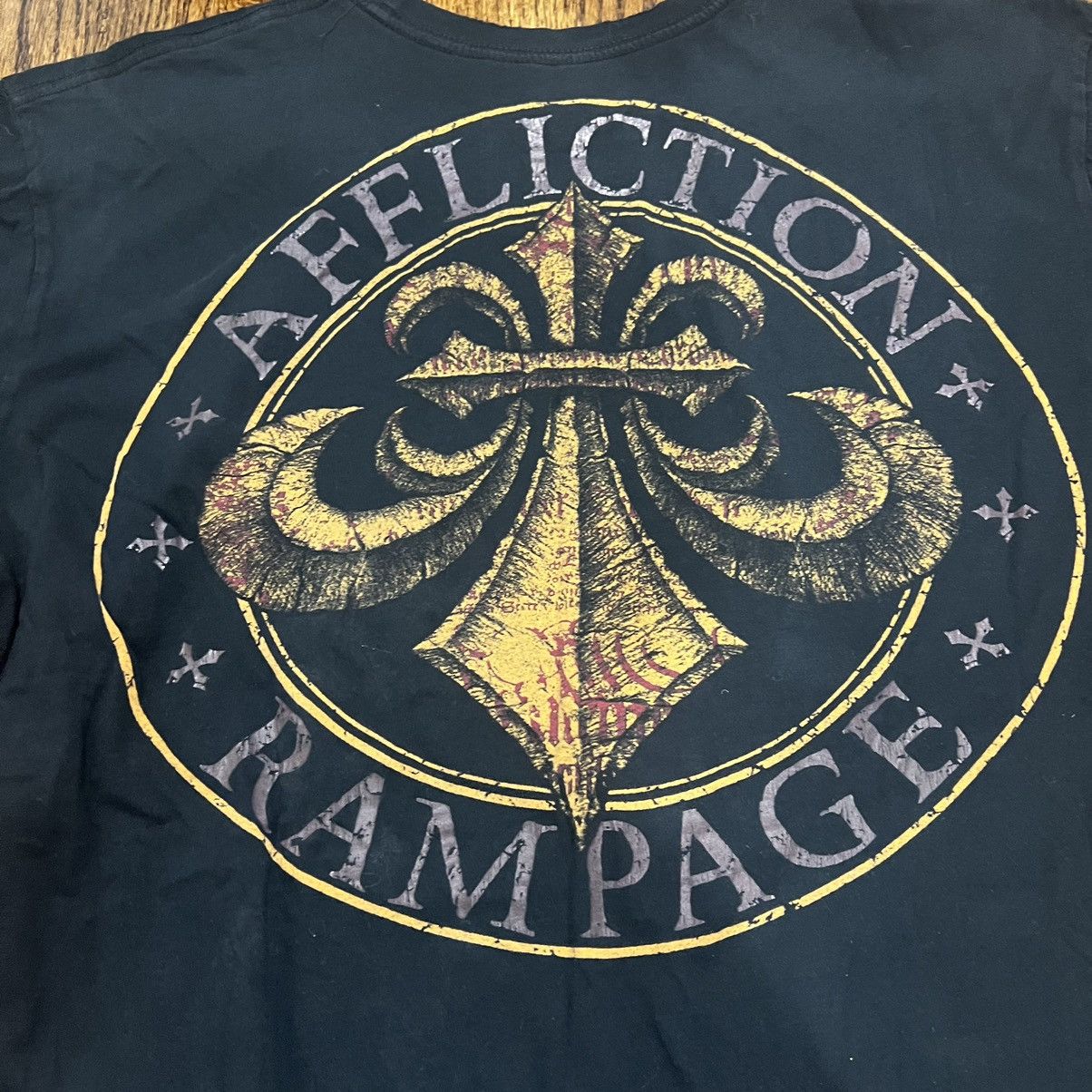 Affliction × Grunt Style AFFLICTION “RAMPAGE” TEE Size US XL / EU 56 / 4 - 4 Thumbnail