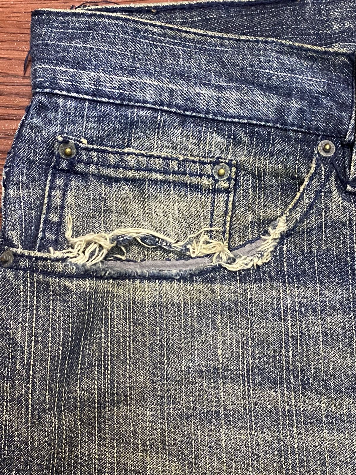 Japanese Brand Vintage Japanese Brand Alcot by Supreme Distressed Jean Size US 38 / EU 54 - 12 Thumbnail