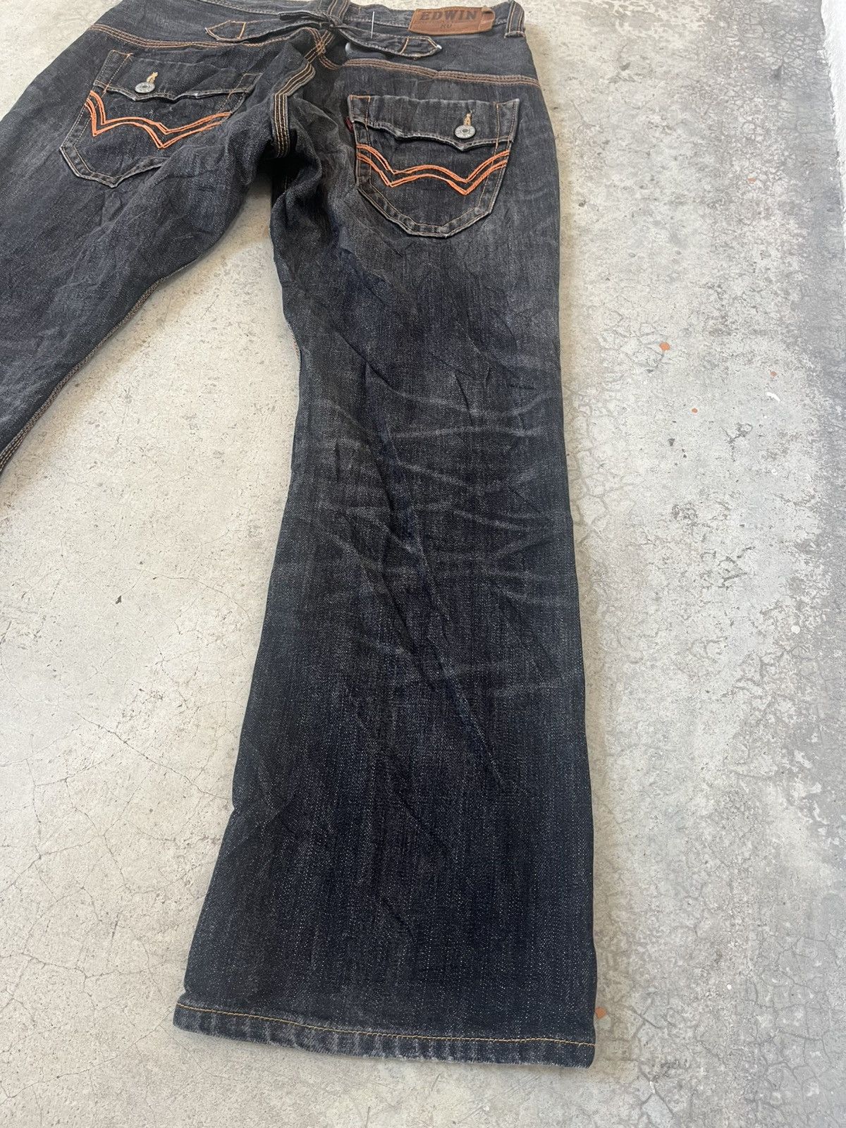 Edwin Edwin Flare Distressed Clawmark faded Vintage Pants Size US 34 / EU 50 - 7 Thumbnail