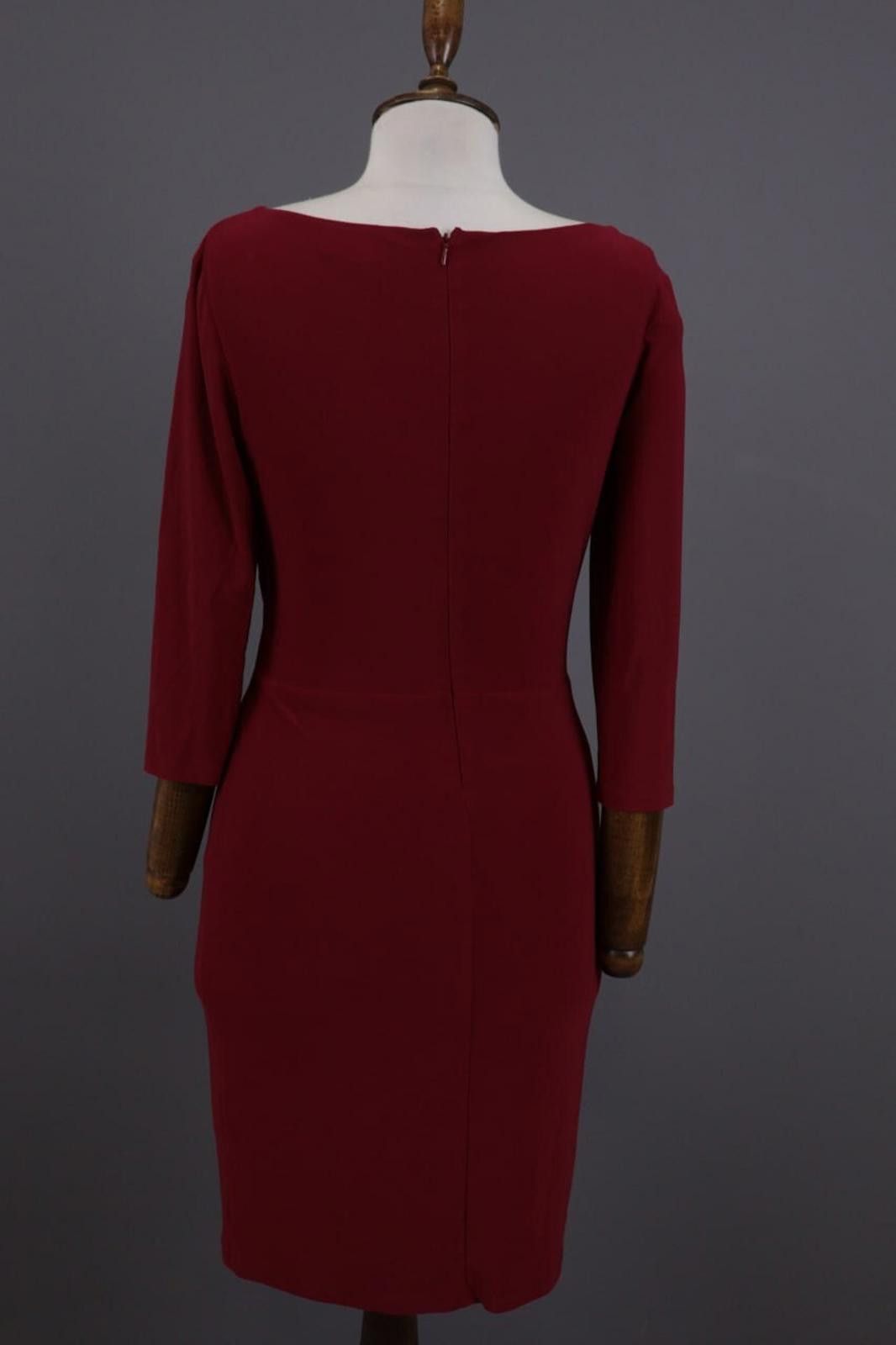 Lauren Ralph Lauren Lauren Ralph Lauren Burgundy Midi Lenght Dress Size 4 Size S / US 4 / IT 40 - 9 Thumbnail