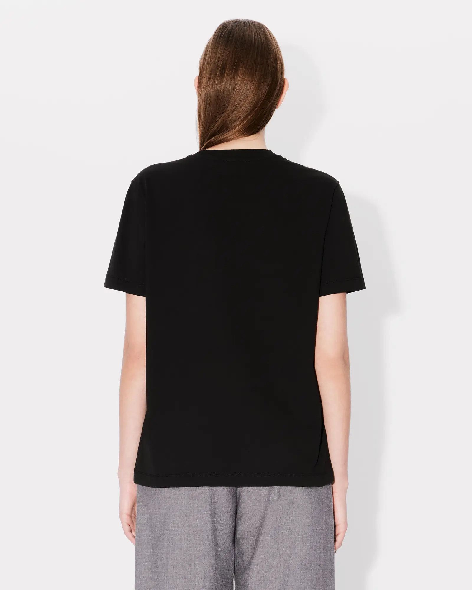 Kenzo o1s22i1n0125 Flower Print T-Shirt in Black Size S / US 4 / IT 40 - 4 Thumbnail