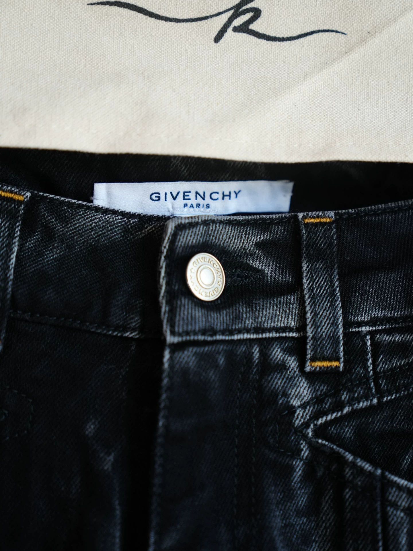 Givenchy Givenchy Women's Black Flared Jeans Size 34 Size 24" / US 00 / IT 34 - 5 Thumbnail