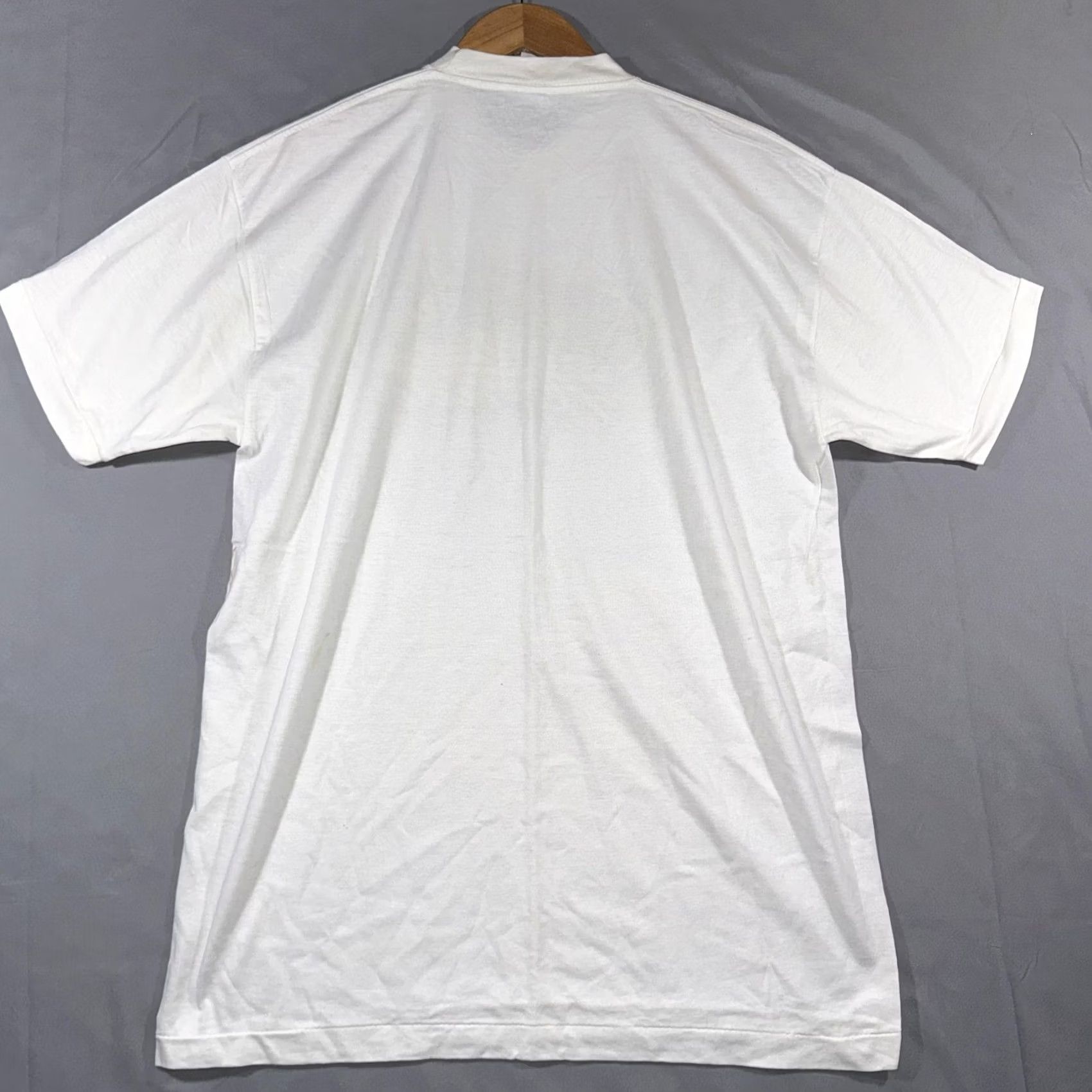 Vintage VINTAGE Basix Florida Golf Shirt Mens Large White USA Flag Graphic Tee Size US L / EU 52-54 / 3 - 2 Thumbnail