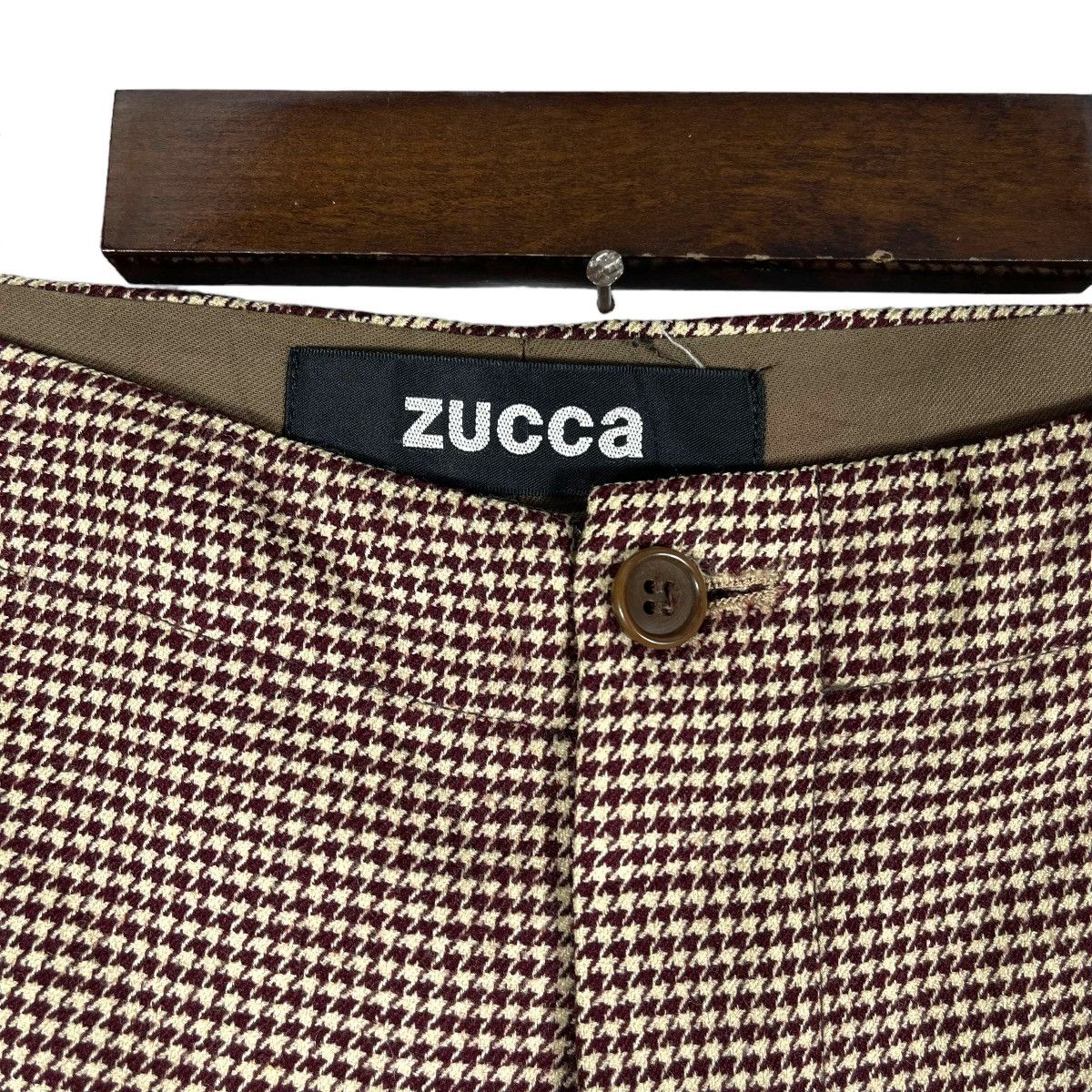 Zucca Vintage Zucca Issey Miyake Houndstooth Wool Trousers Size 32" / US 10 / IT 46 - 7 Thumbnail