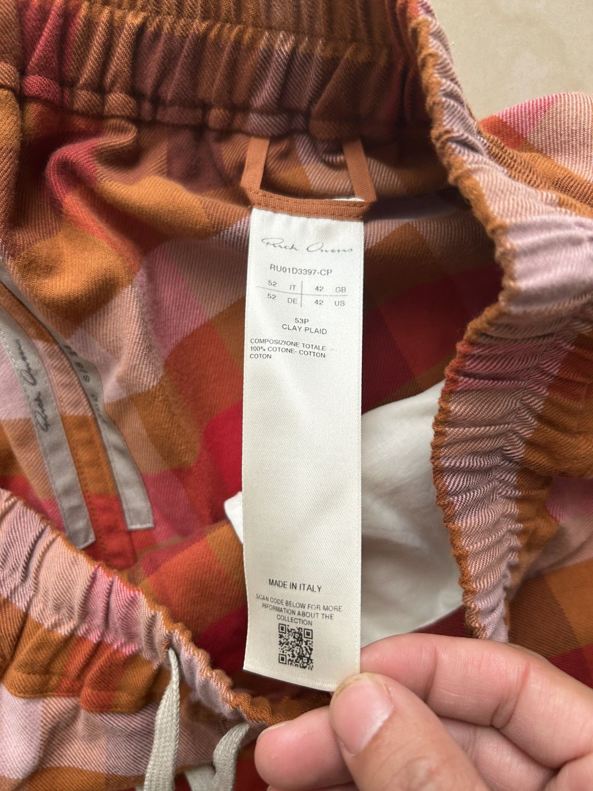 Rick Owens Rick Owens Plaid Shorts Size US 36 / EU 52 - 3 Thumbnail
