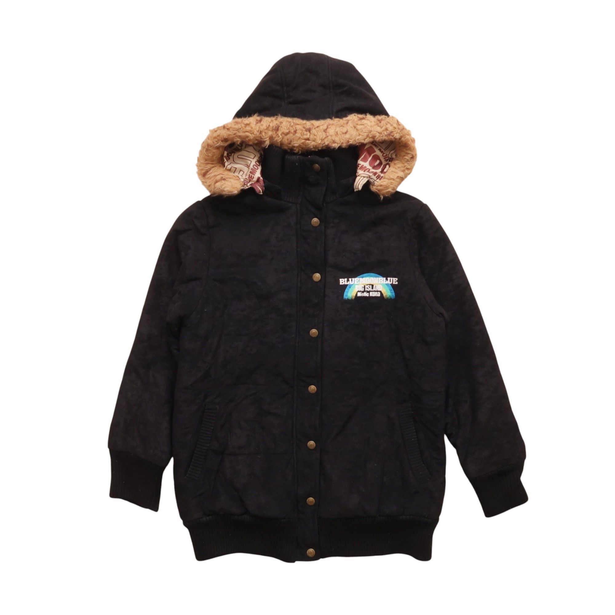 Japanese Brand 1990s Blue Moon Blue Japan Reversible Fur Faux Jacket Size US M / EU 48-50 / 2 - 2 Thumbnail