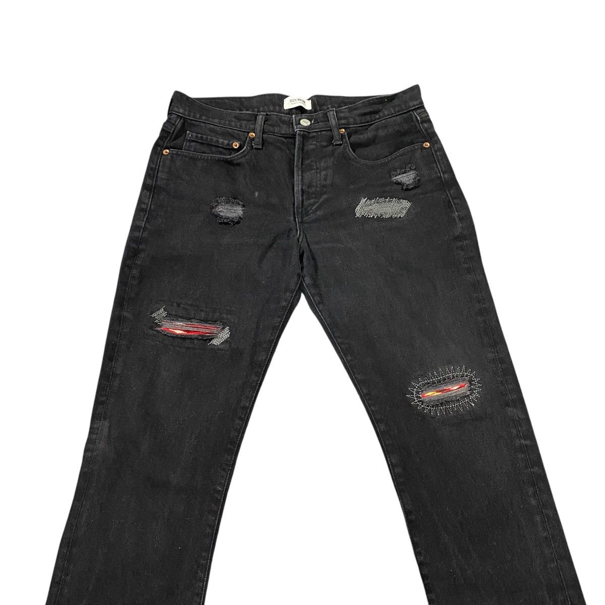 Buck Mason Buck Mason Denim Distress Size 34 Black Colour Size US 34 / EU 50 - 3 Thumbnail