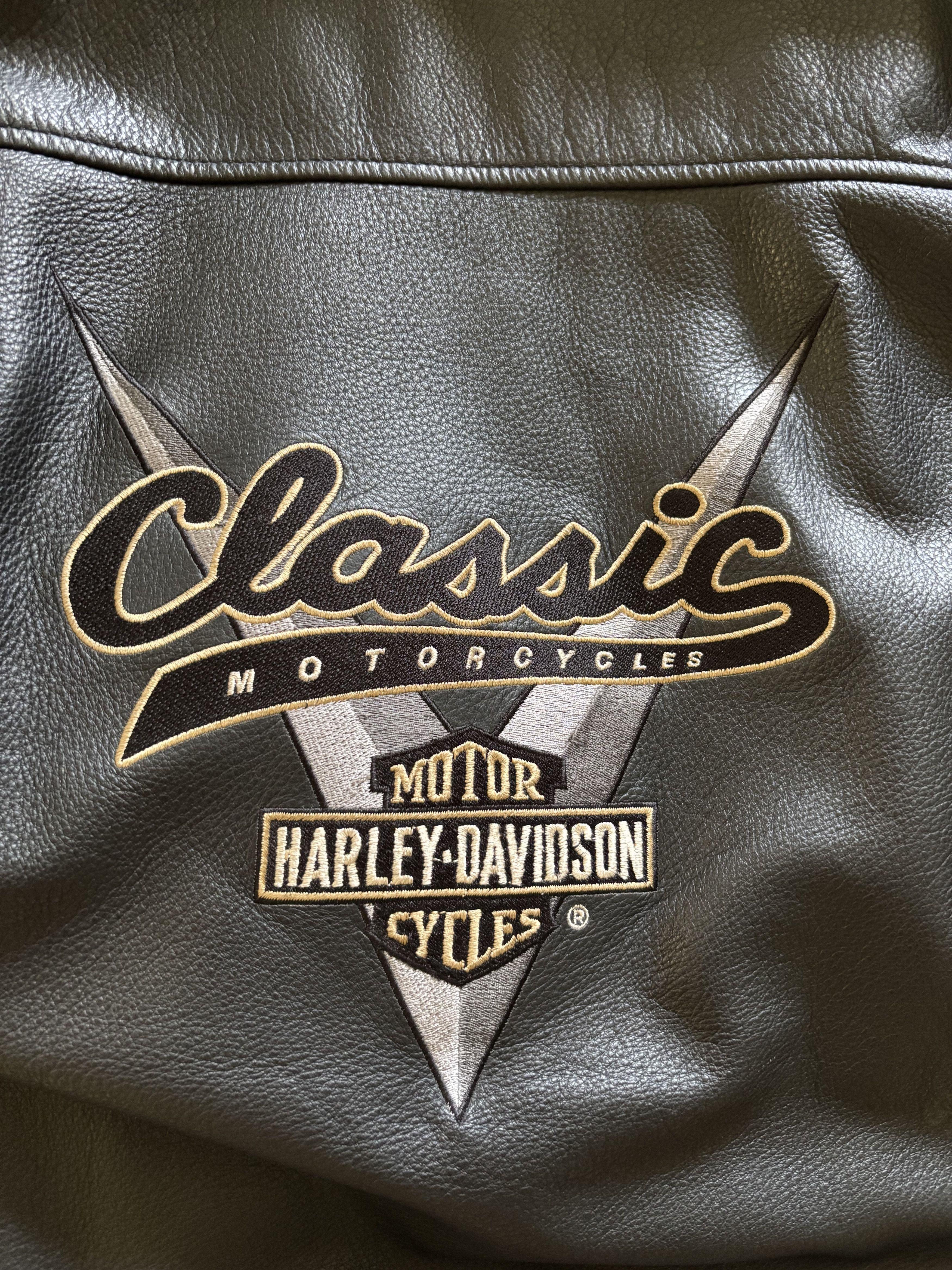 Harley Davidson Harley-Davidson Leather Varsity Jacket Size US L / EU 52-54 / 3 - 4 Thumbnail