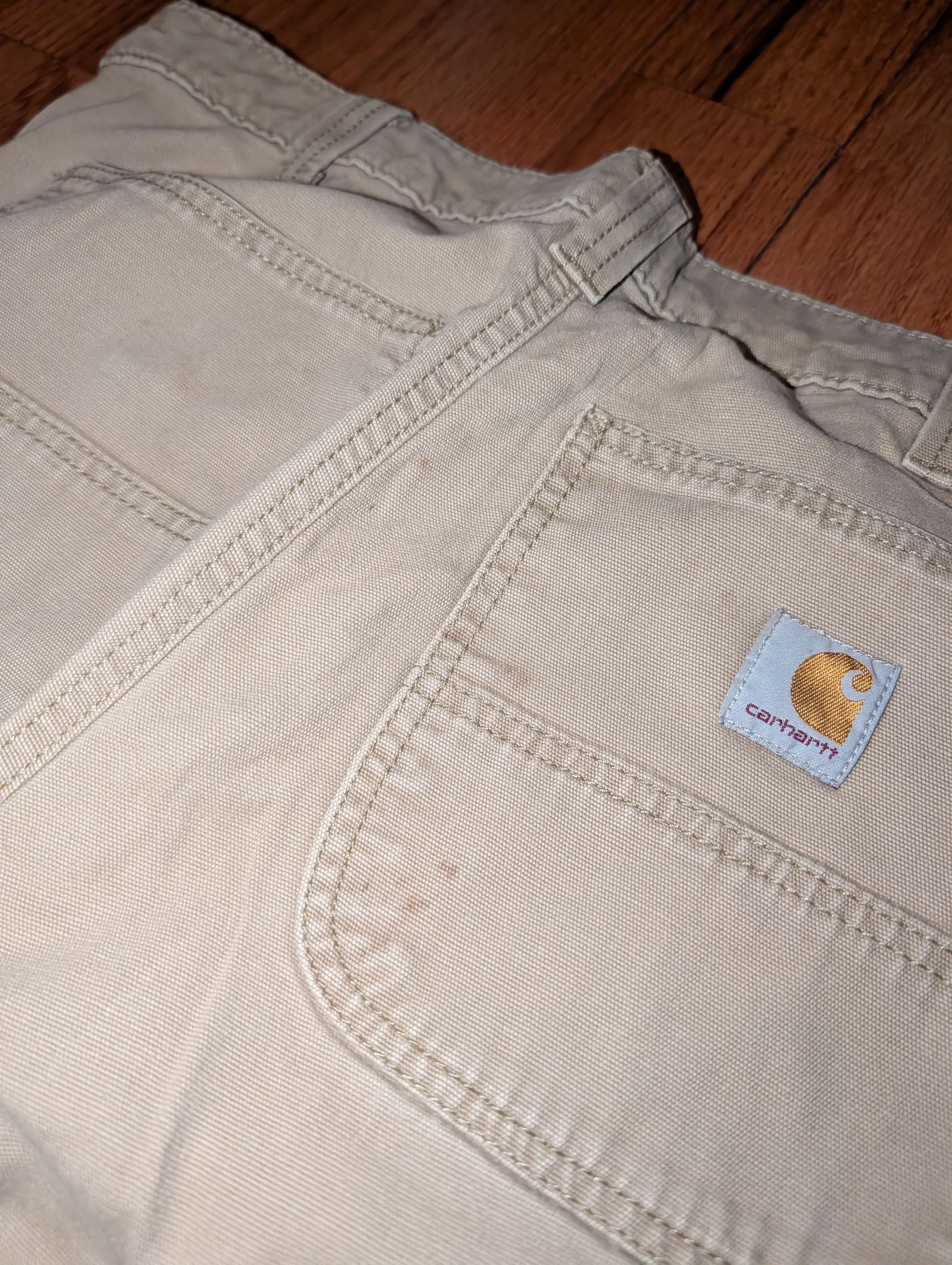 Carhartt Carhartt Slim Fit Double Front Canvas Work Pants Men’s 34x32 Size US 34 / EU 50 - 3 Thumbnail