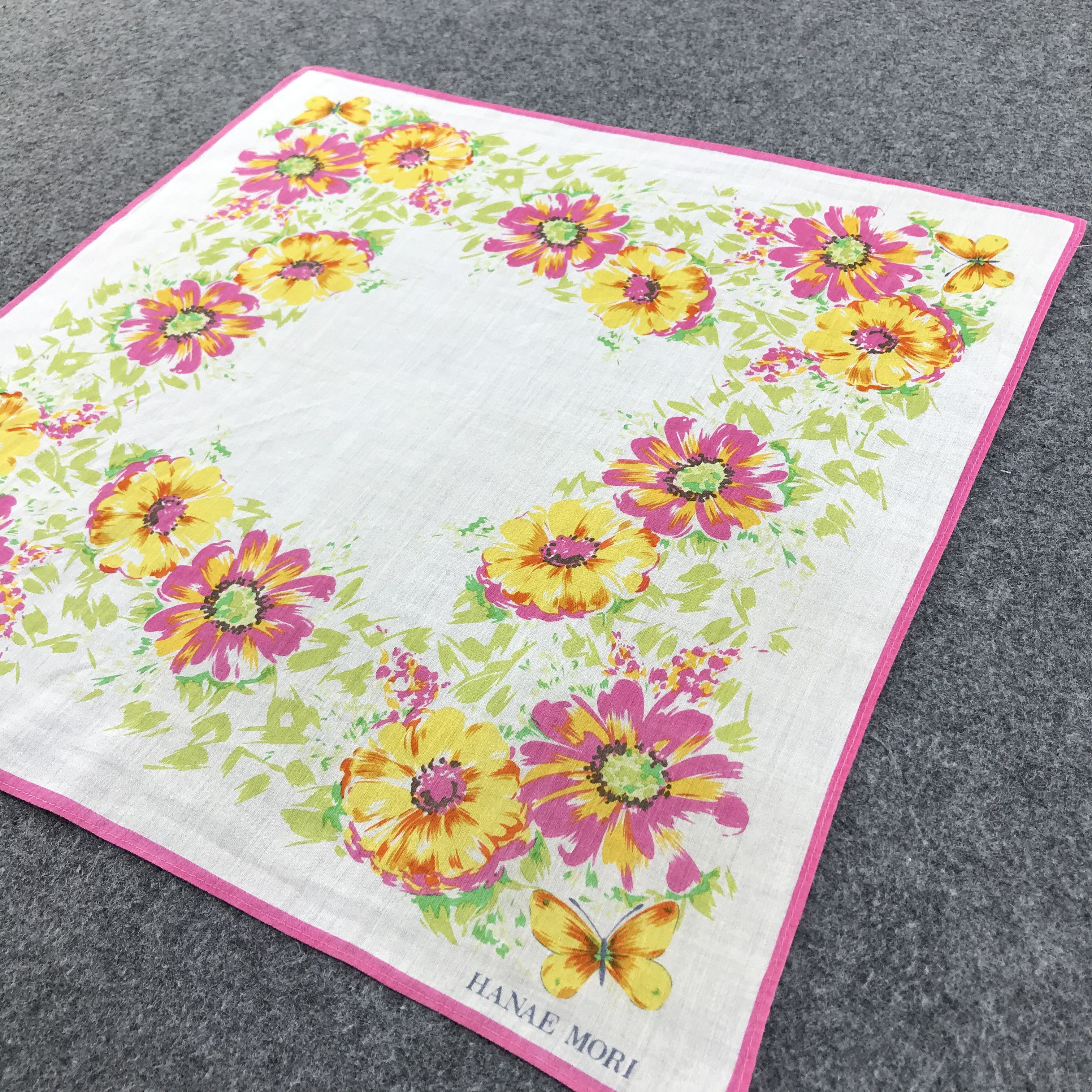 Hanae Mori Hanae Mori Handkerchief Neckerchief Bandana H580 Size ONE SIZE - 5 Thumbnail
