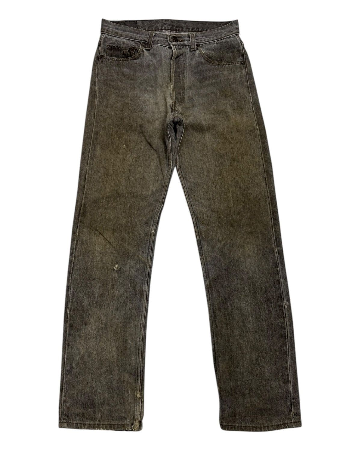 Levi's 🔥VTG LEVIS 501 MUD WASH DIRT JEANS DISTRESS Size US 29 - 1 Thumbnail
