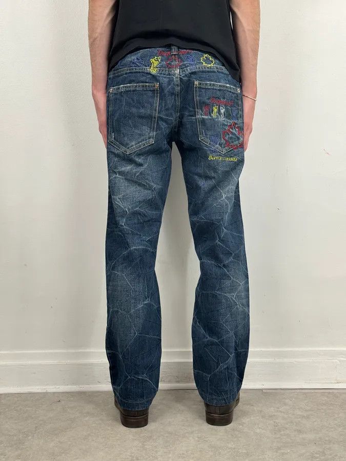Dsquared2 2000s Dsquared2 Navy Brut Denim Jeans Size US 33 - 4 Thumbnail