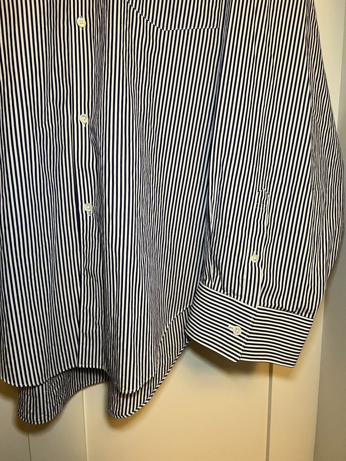 Comme des Garcons SHIRT × Vetements SS2017 Vetements x Comme Des Garçons Shirt Striped Button up Size US XL / EU 56 / 4 - 9 Thumbnail