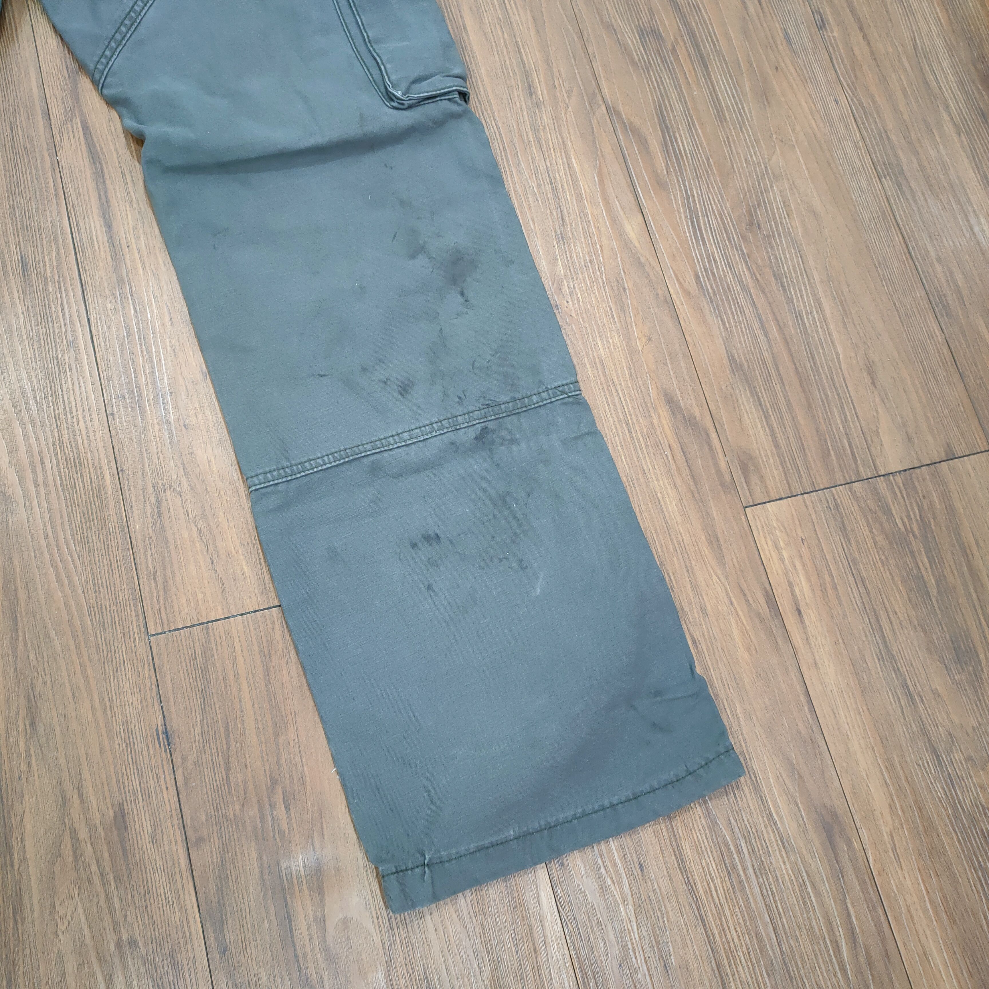 Japanese Brand PRODIGY BONDAGE FLARE CARGO PANTS Size US 30 / EU 46 - 9 Thumbnail