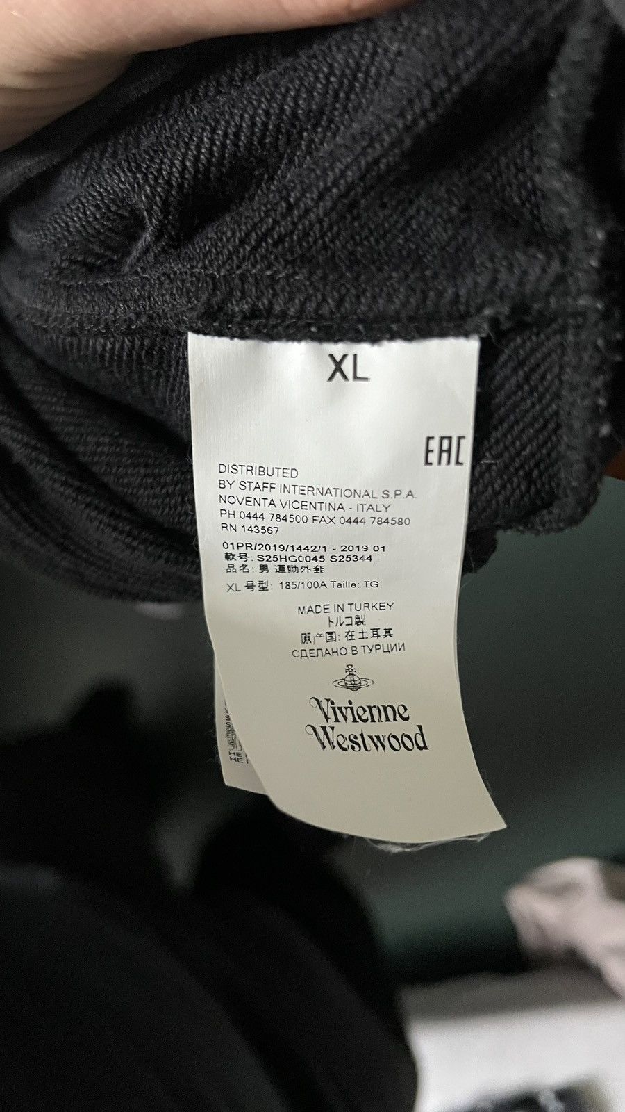 Vivienne Westwood Black vivienne westwood zip hoodie with orb logo Size US XXL / EU 58 / 5 - 5 Thumbnail