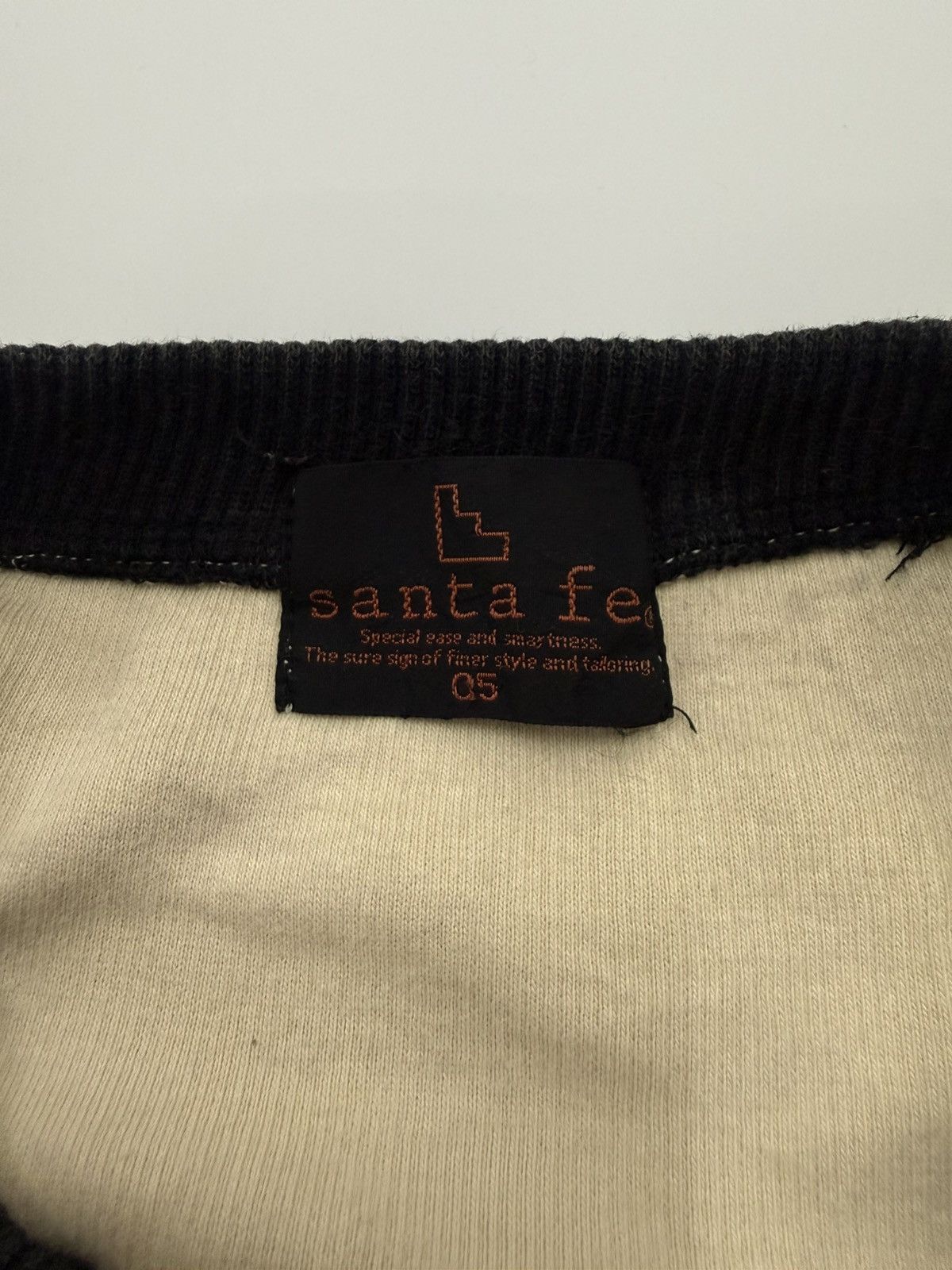 Japanese Brand 🔥 Archive Japan Santa Fe Embroided Big Logo Sweatshirt Size US L / EU 52-54 / 3 - 7 Thumbnail