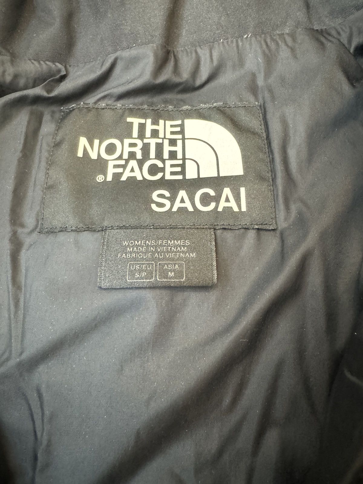 Sacai × The North Face TNF Sacai collab down jacket. Size S / US 4 / IT 40 - 11 Thumbnail
