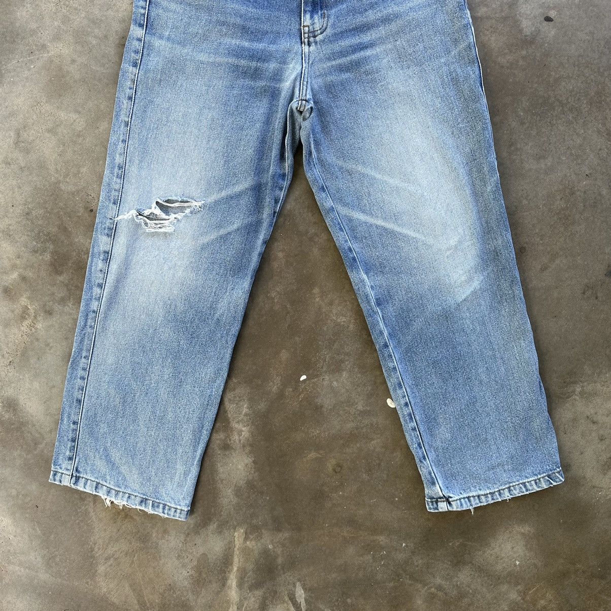 Japanese Brand Vintage Japanese Distressed Jean Sick Denim Pant W32 Size US 32 / EU 48 - 2 Thumbnail